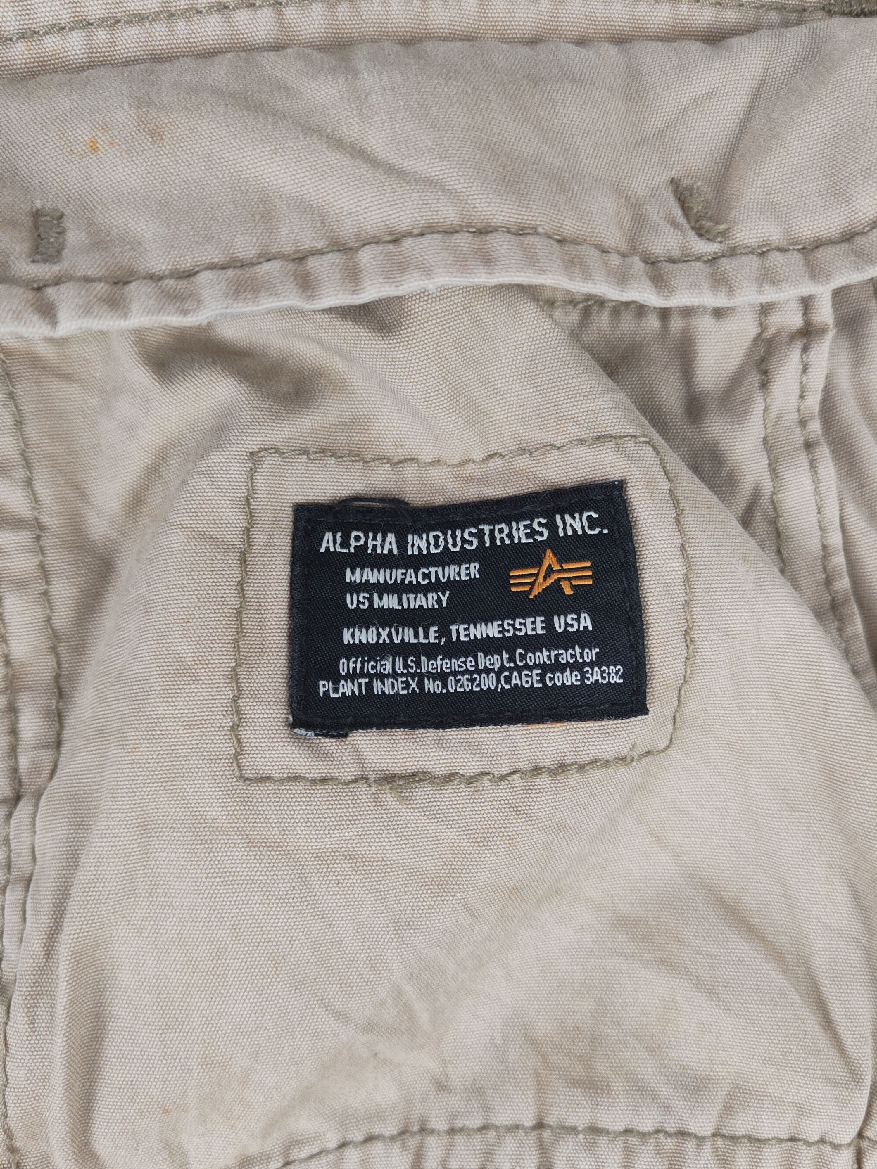 Alpha Industries DL Alpha Industries Beige Multipocket Cargo Pants #46-039 Size US 30 / EU 46 - 11 Thumbnail