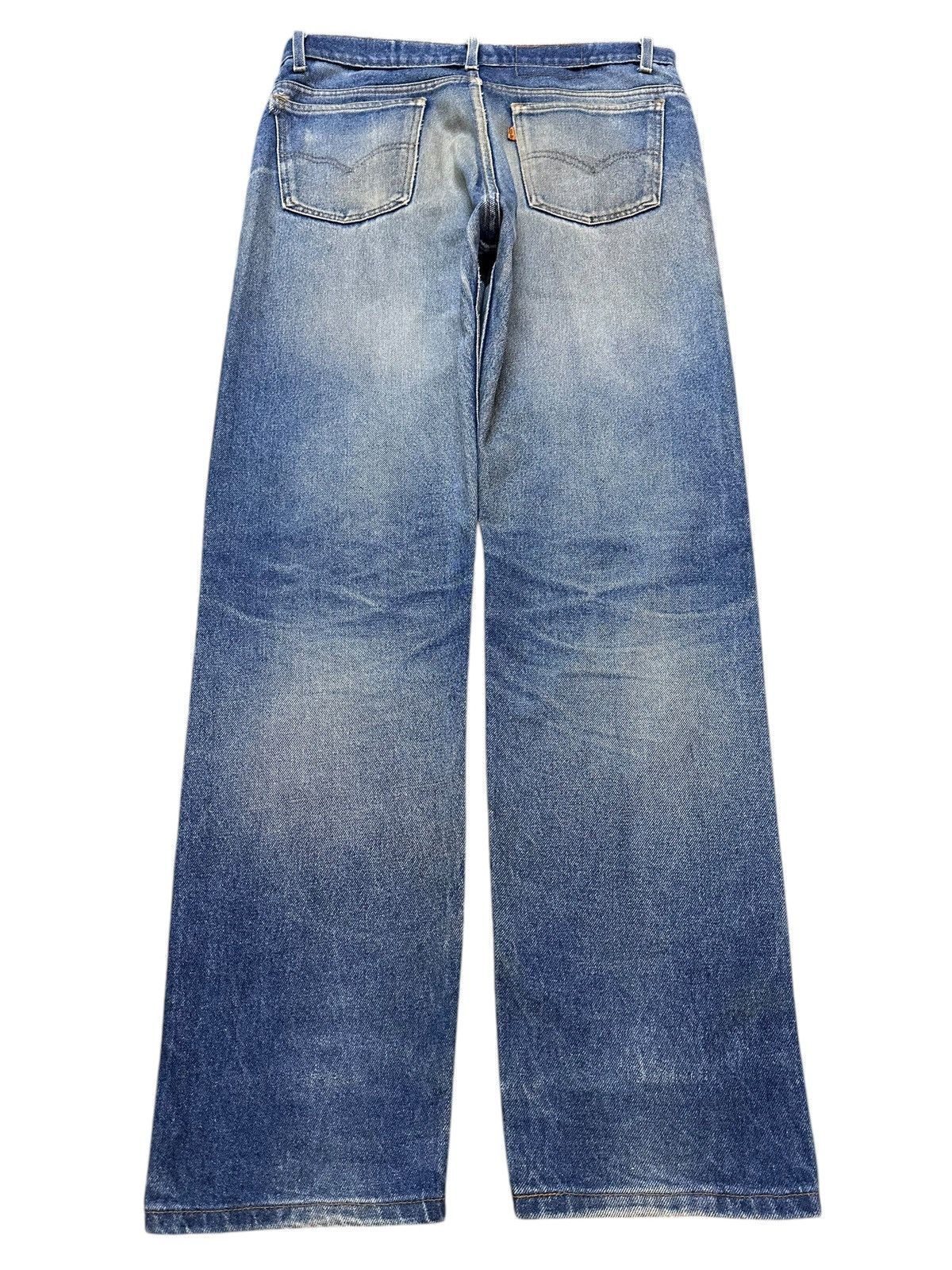 Levi's Vintage 80s Levis Orange Tab Faded Wash Distress Jeans Size US 33 - 2 Thumbnail