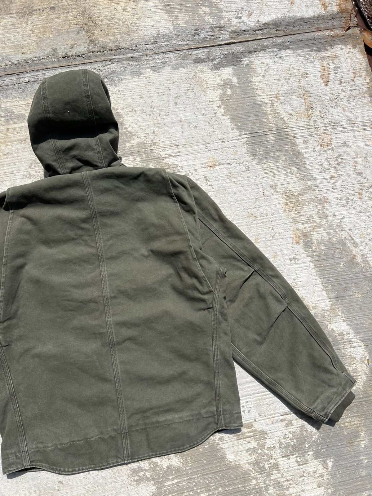 Carhartt × Vintage Vintage Carhartt Detroit Hoodies Army Jacket Size US M / EU 48-50 / 2 - 21 Thumbnail