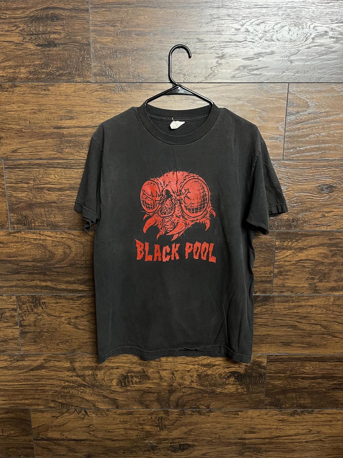 Designer Faded Black Pool Tee- Black/Red Fly T-shirt - M Size US M / EU 48-50 / 2 - 1 Thumbnail
