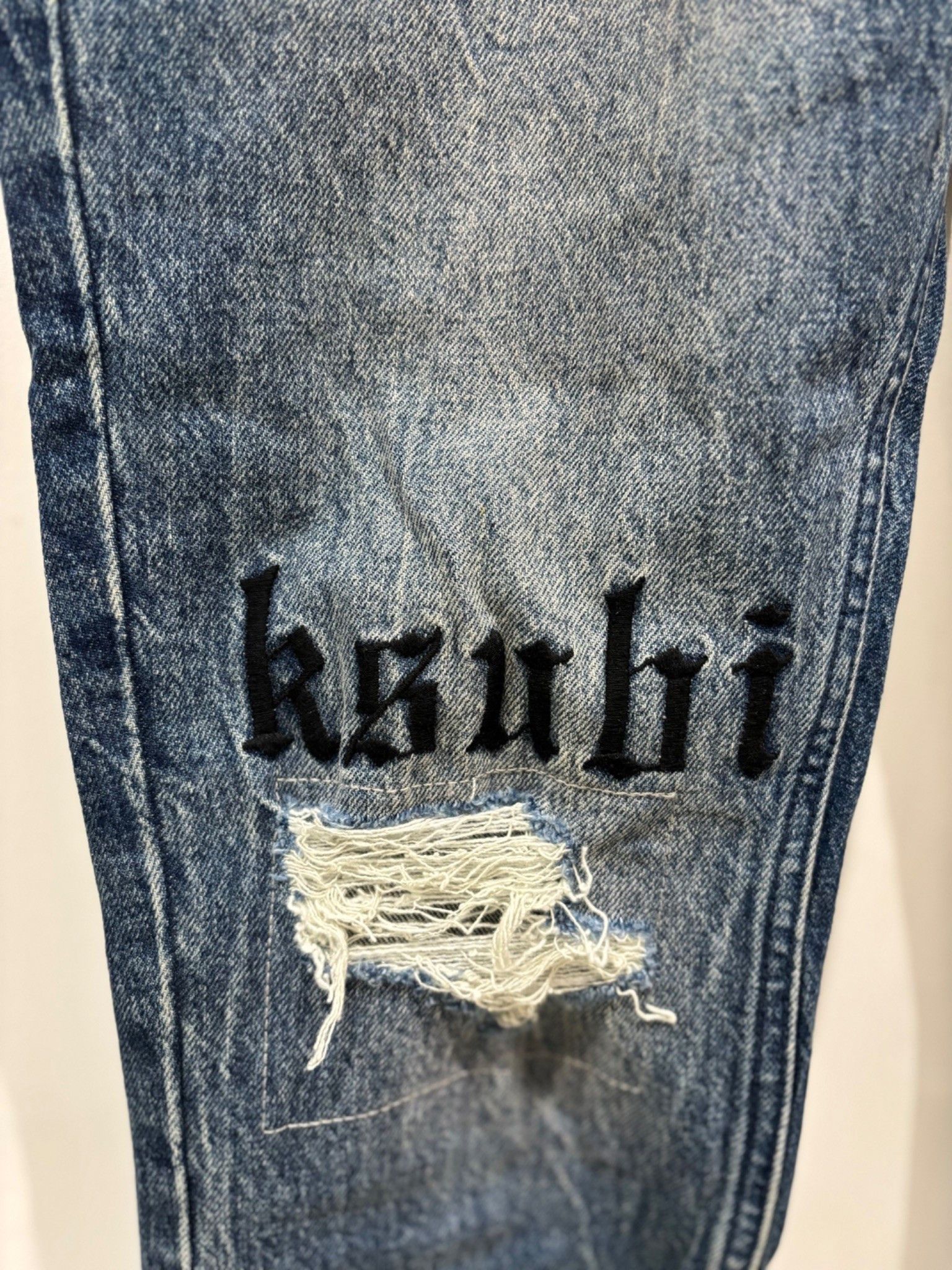 Ksubi Ksubi Chitch Boneyard Kult Jeans Blue Size US 32 / EU 48 - 2 Thumbnail