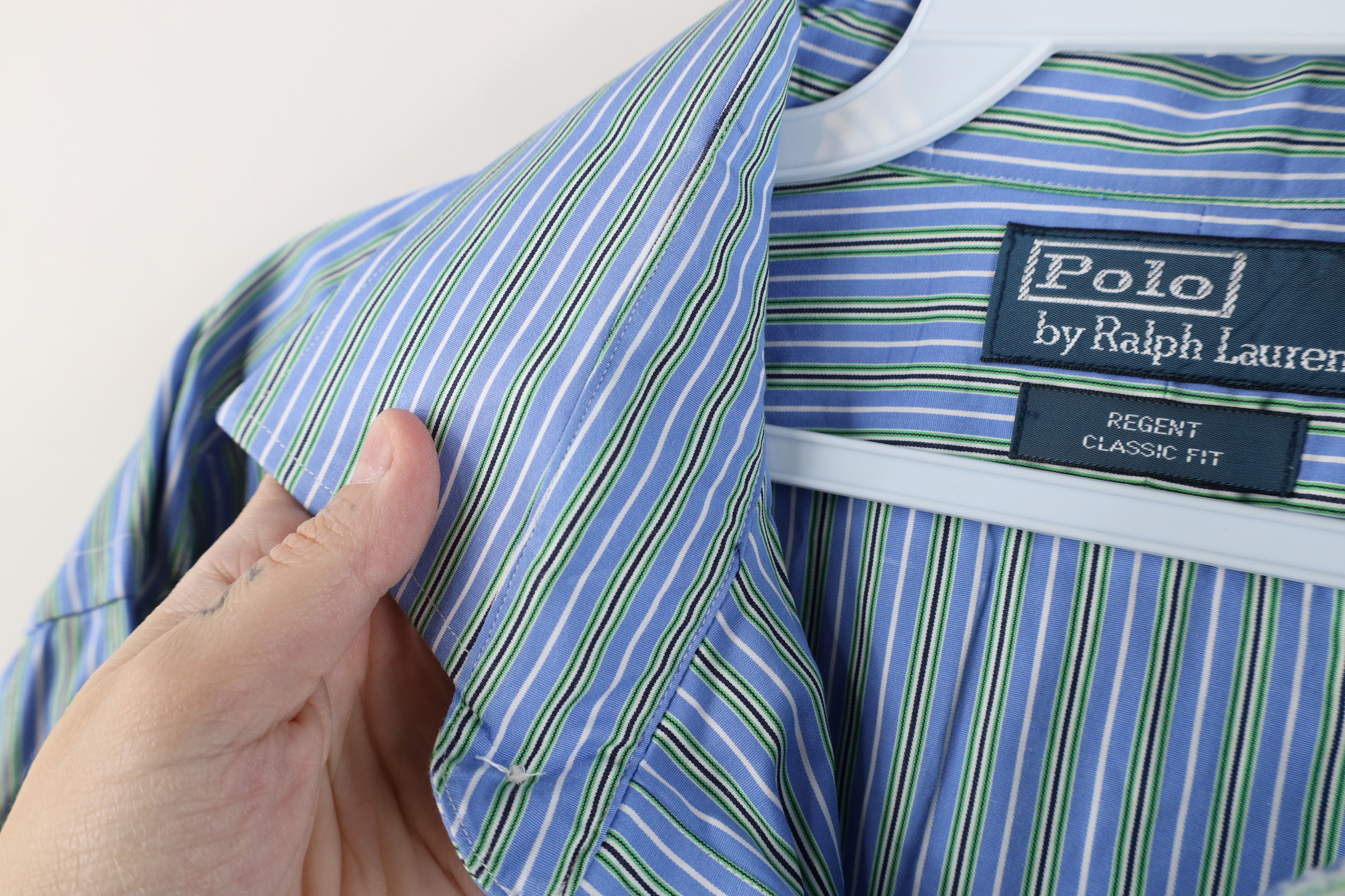 Polo Ralph Lauren Vintage Ralph Lauren Regent Classic Fit Striped Button Shirt Size US M / EU 48-50 / 2 - 6 Thumbnail