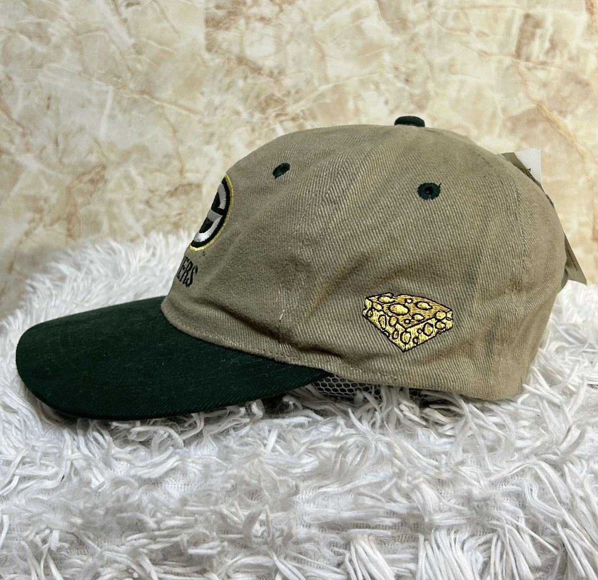 NFL NWT VINTAGE Gameday Green Bay Packers NFL Beige SnapBack Hat Size ONE SIZE - 4 Thumbnail