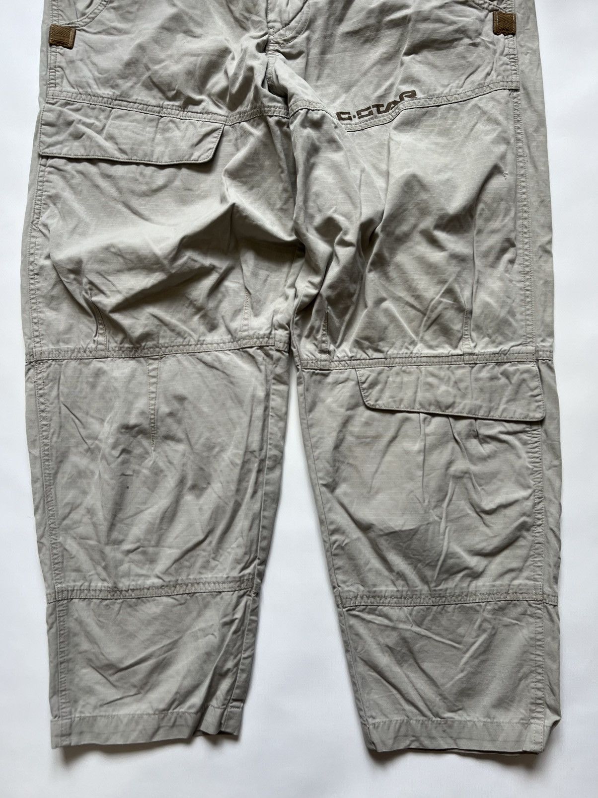 G-Star Vintage Y2K G-star RAW White Pants Cargo Size US 34 / EU 50 - 3 Thumbnail