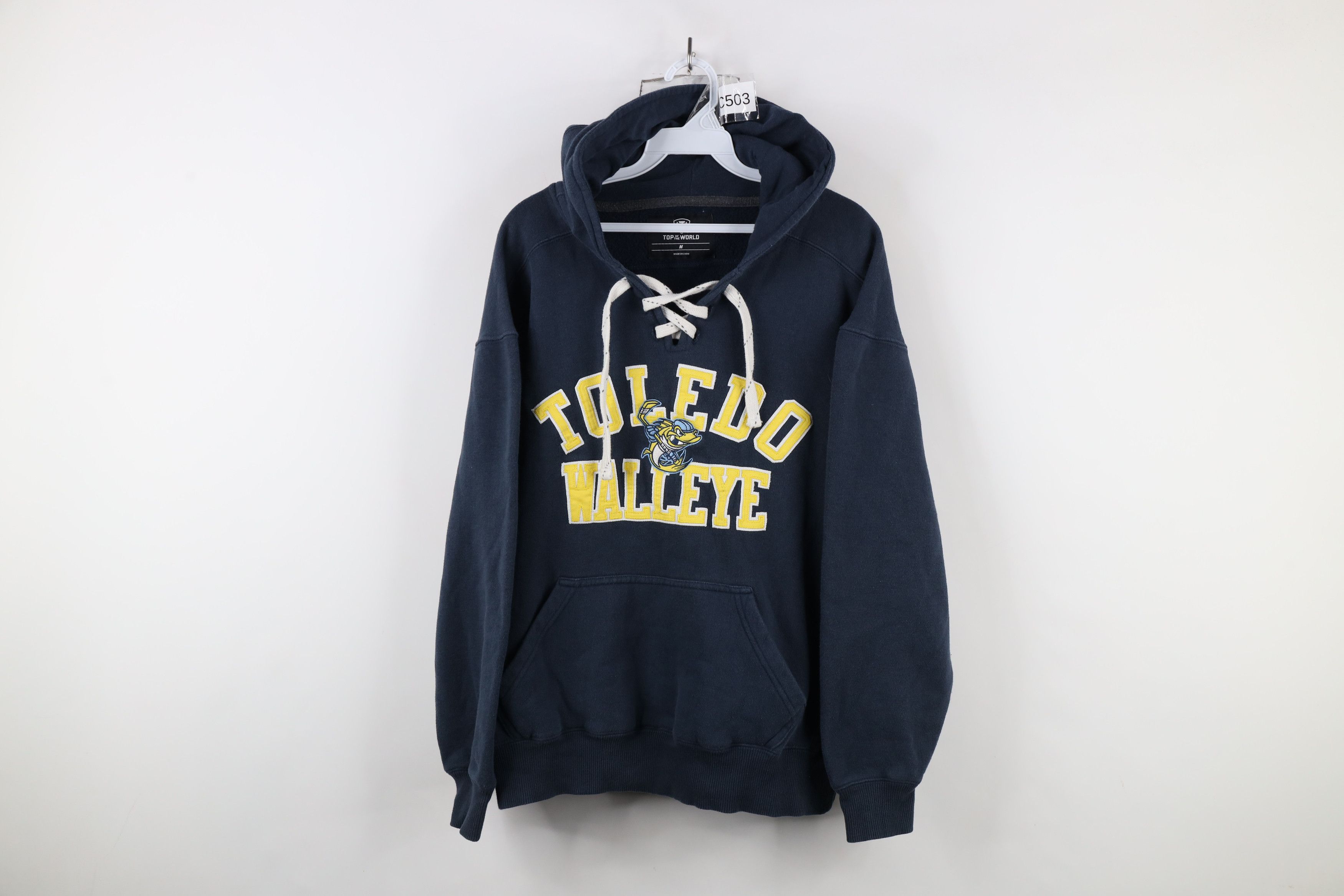Vintage Vintage League Hockey Toledo Walleye Jersey Hoodie Blue Size US M / EU 48-50 / 2 - 1 Thumbnail