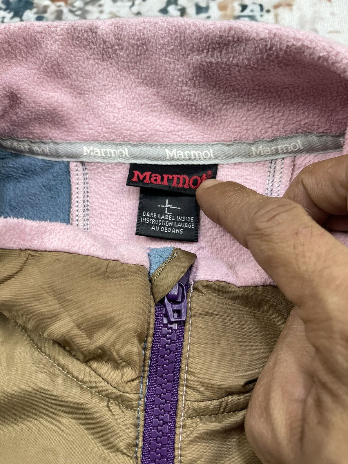 Marmot OutdoorStyle MARMOT Multi Color Fleece Light Jacket Size L / US 10 / IT 46 - 8 Thumbnail