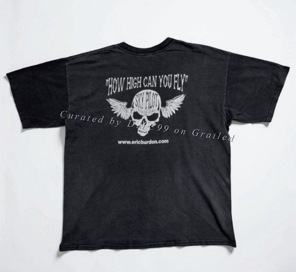 Band Tees × Vintage Vintage Thrice Emo Band T-Shirts skull angel