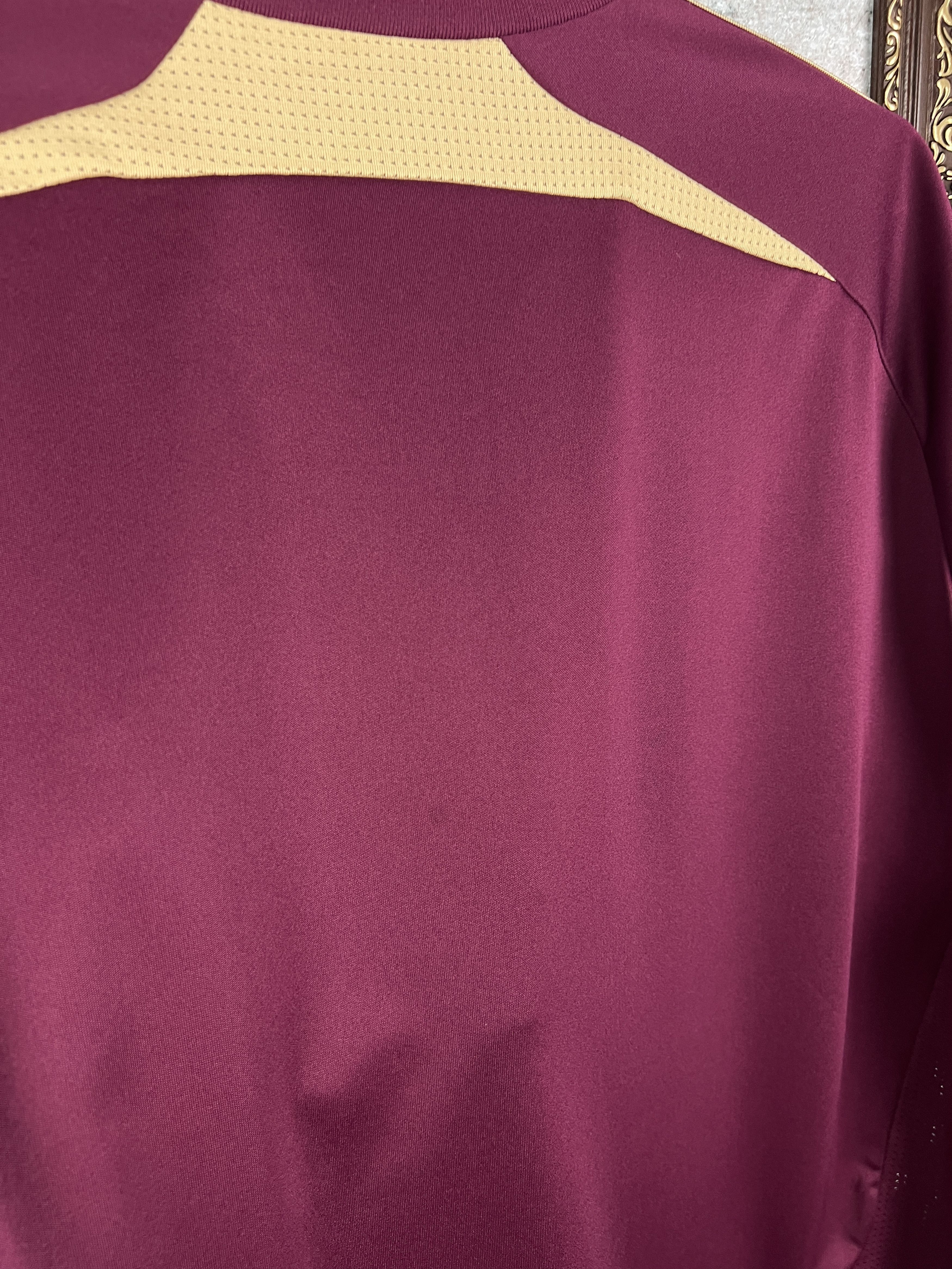 Adidas Lyon Special football shirt Soccer Burgundy Jersey Trikot Size US XXL / EU 58 / 5 - 10 Thumbnail