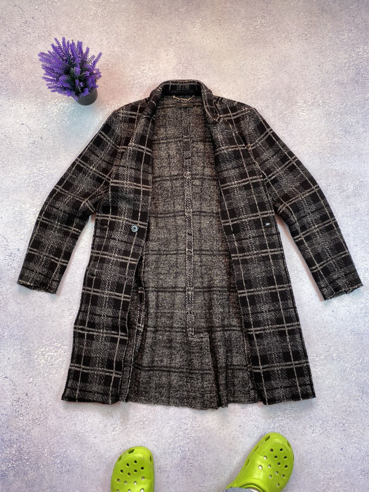 Designer × Diesel Diesel Double Breasted Wool Coats Size Medium Size M / US 6-8 / IT 42-44 - 4 Thumbnail