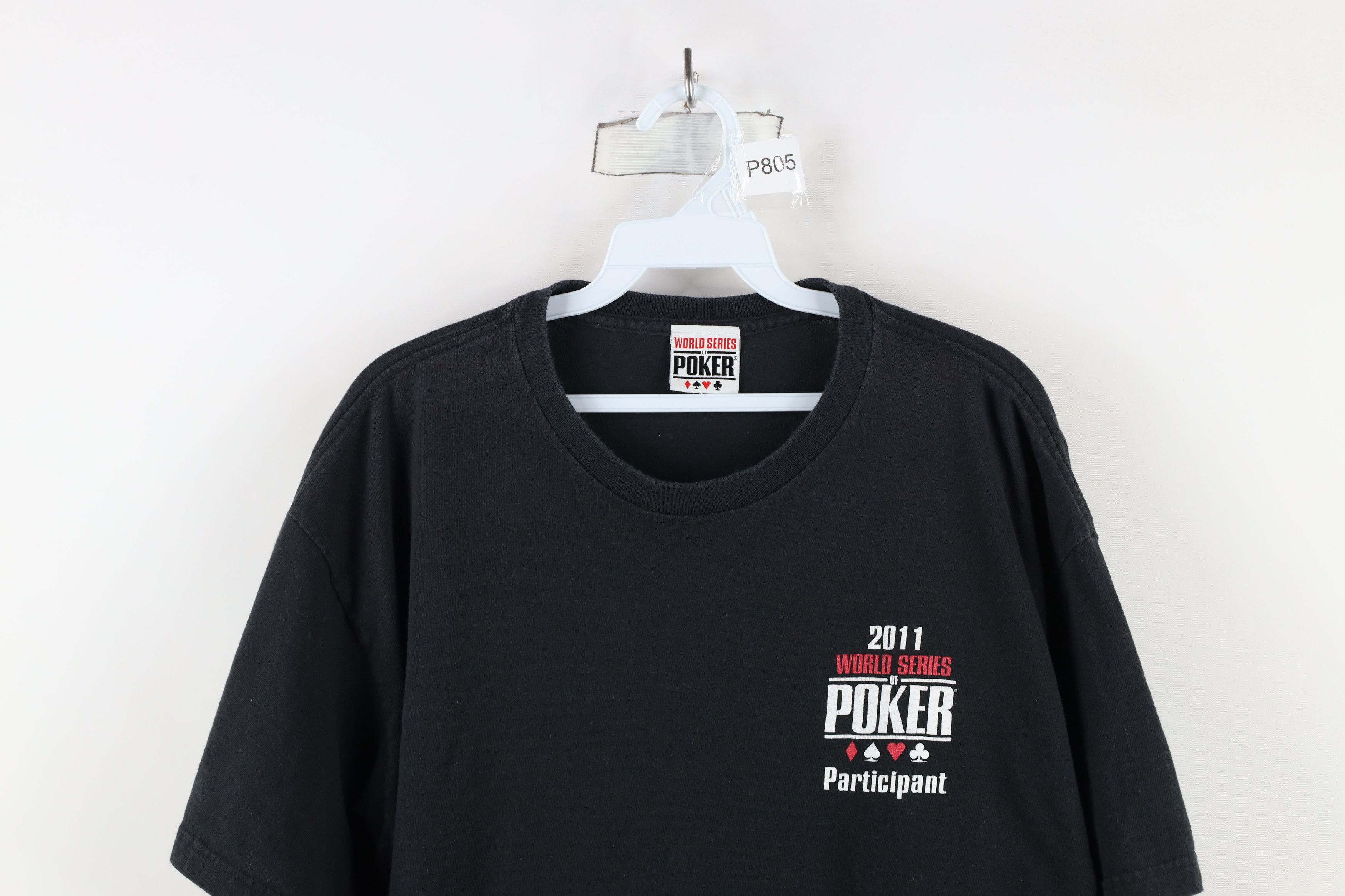 Vintage Vintage Y2K World Series of Poker Participant T-Shirt Black Size US L / EU 52-54 / 3 - 2 Thumbnail