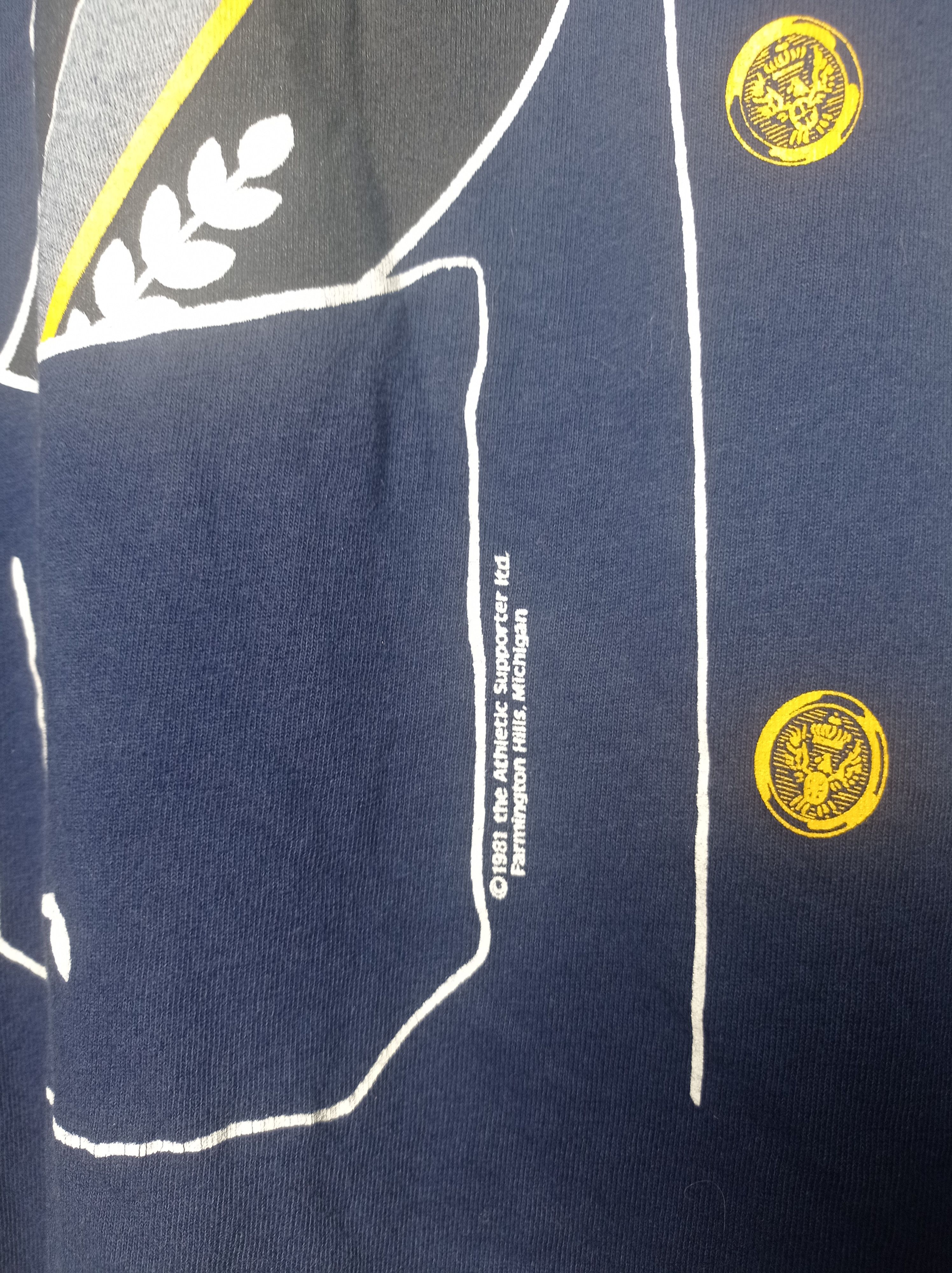 Fruit Of The Loom × Vintage Vintage 1981 streetwear Y2K suit T-shirt Size US XL / EU 56 / 4 - 2 Thumbnail