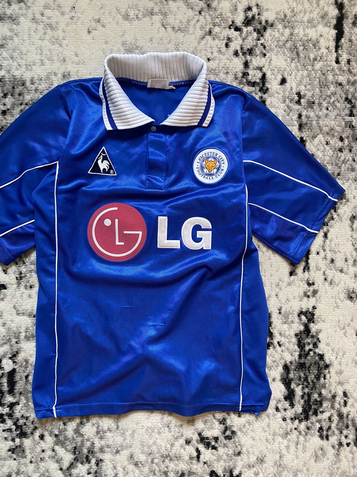 Le Coq Sportif × Vintage Leicester City FC 2002-2003 Home Soccer Jersey LG Blockcore Size US S / EU 44-46 / 1 - 2 Thumbnail