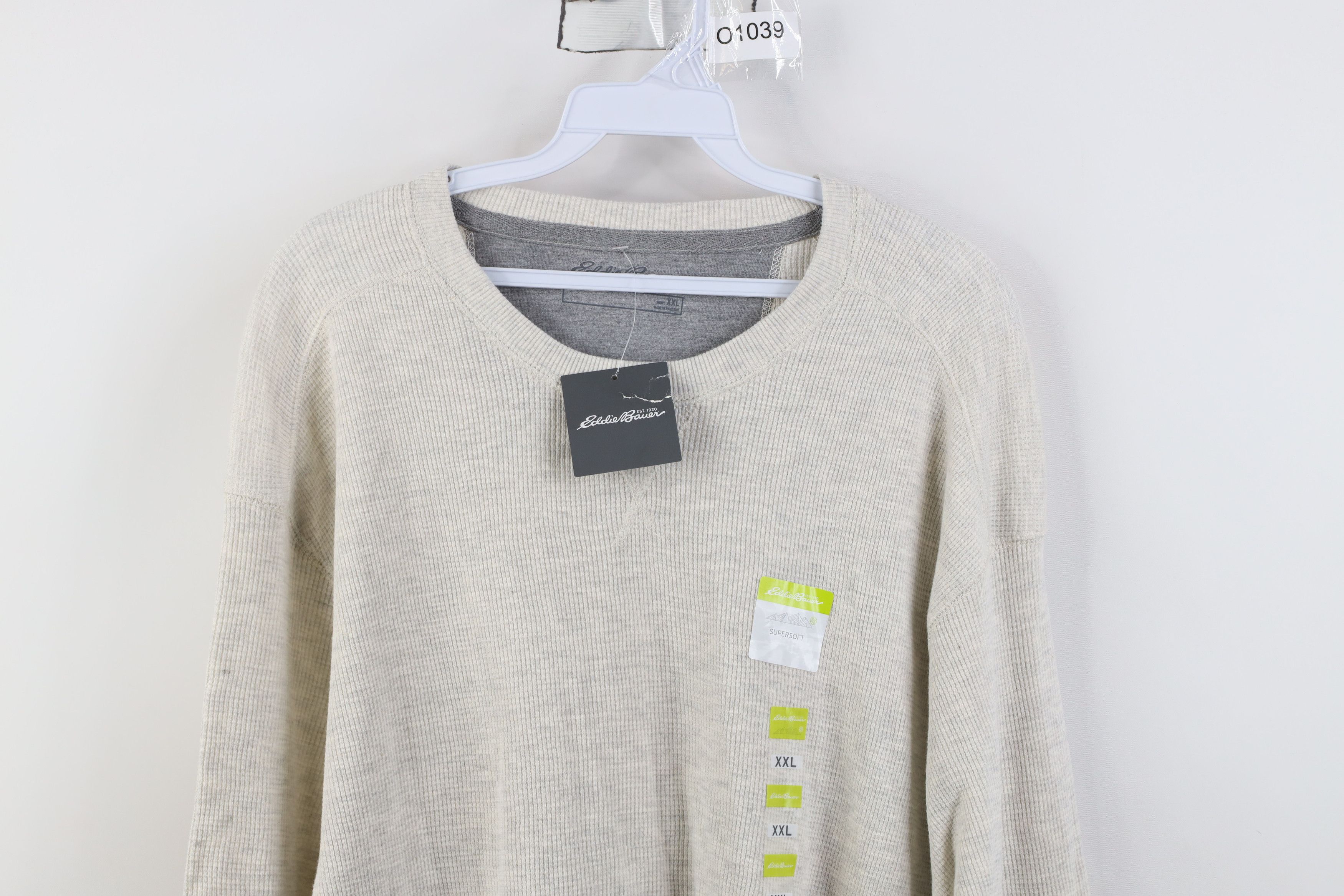 Eddie Bauer Deadstock Vintage Y2K Eddie Bauer Knit Long Sleeve T-Shirt Size US XXL / EU 58 / 5 - 2 Thumbnail