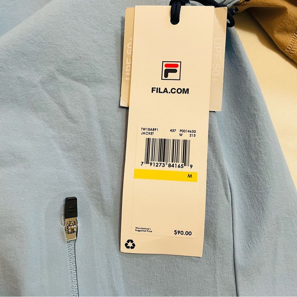 Fila NWT New $90 FILA Wild Card Blue Beige Jacket Size M Size M / US 6-8 / IT 42-44 - 8 Thumbnail