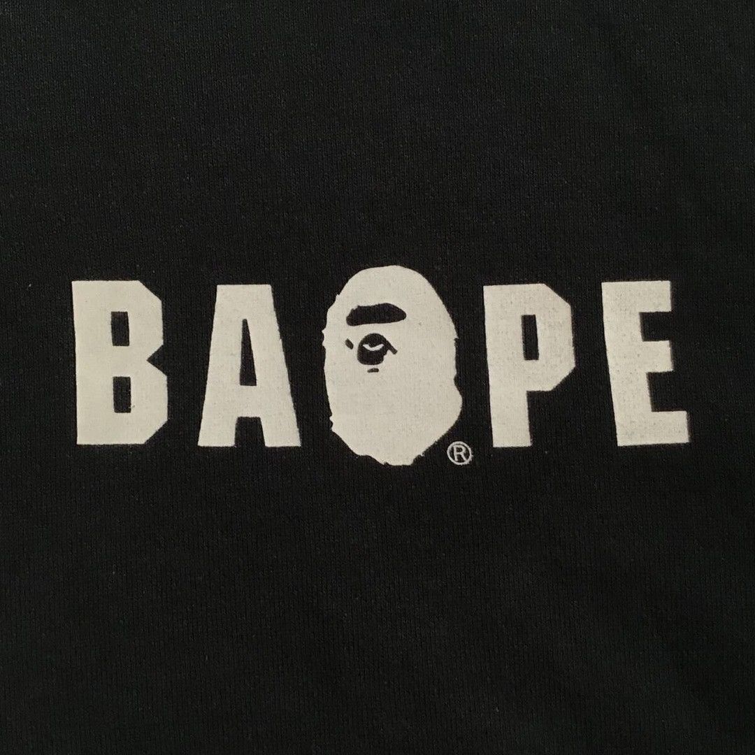 Bape BAPE logo full zip hoodie a bathing ape Size US M / EU 48-50 / 2 - 4 Thumbnail