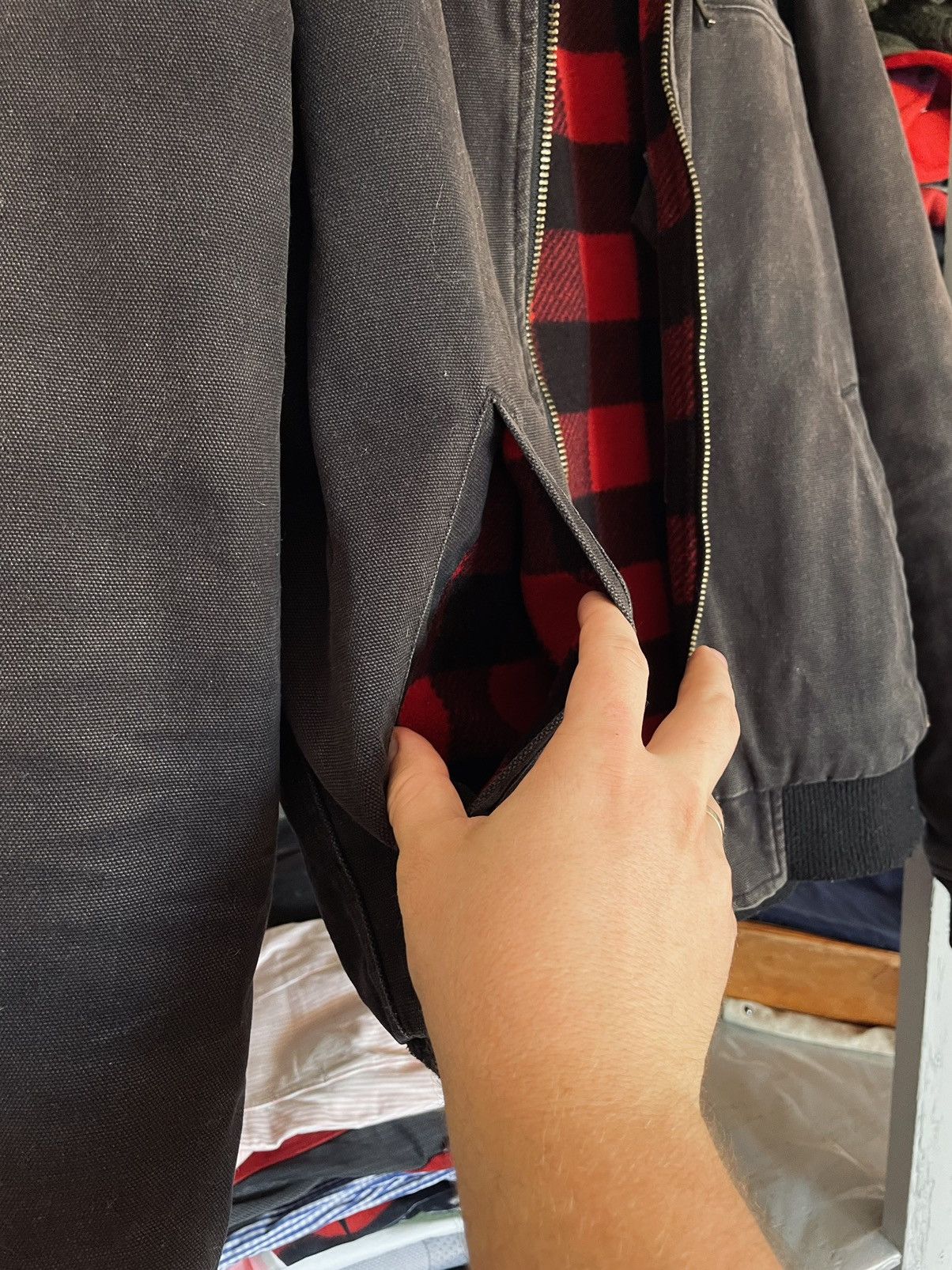 Dickies × Vintage Vintage Dickies Detroit Active Flannel Jacket Size US L / EU 52-54 / 3 - 17 Thumbnail