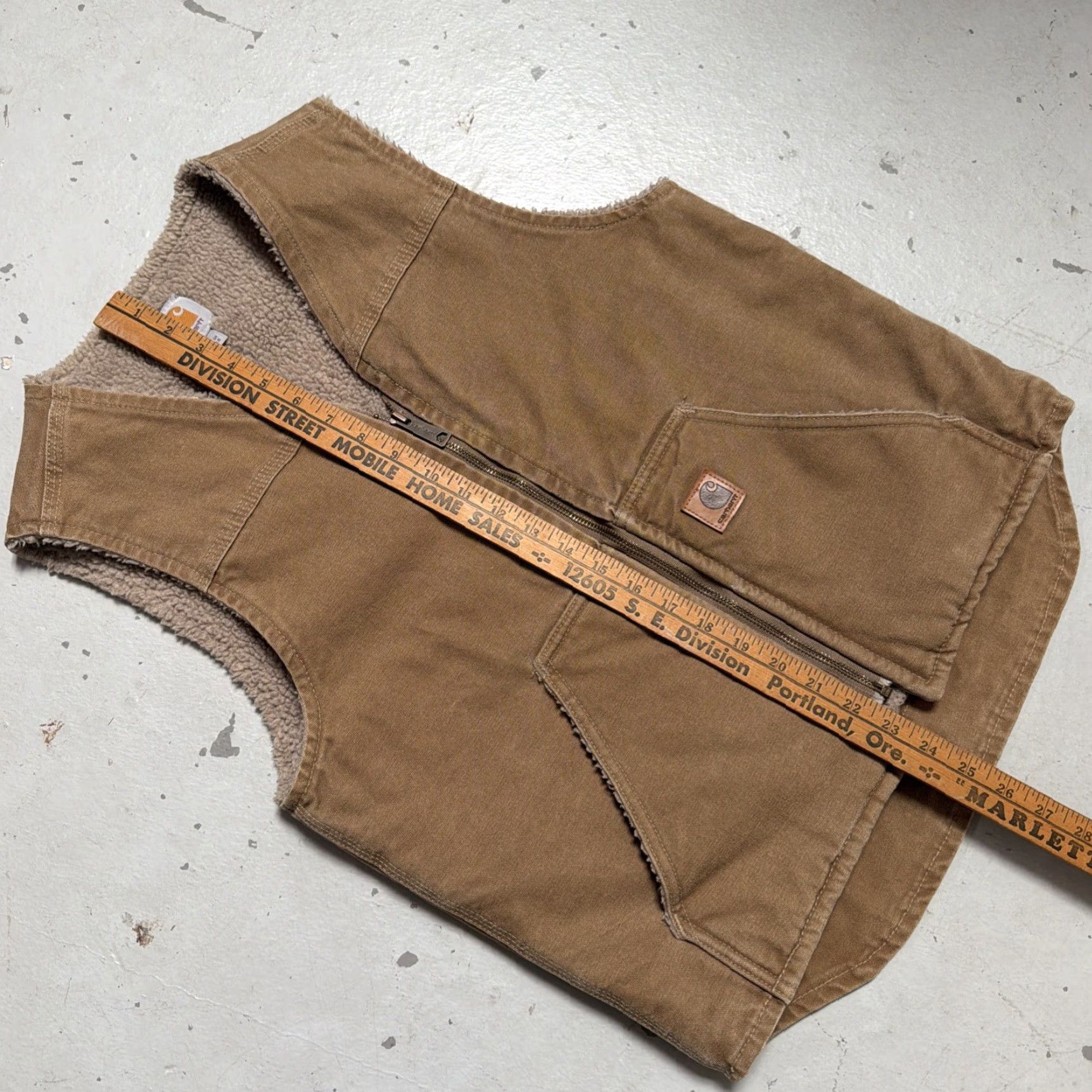 Carhartt Carhartt Vest Shirt Unisex Adults Small Brown Canvas Lined 90s Vintage Workwear V26 FRB Autodesk? Size US S / EU 44-46 / 1 - 3 Thumbnail