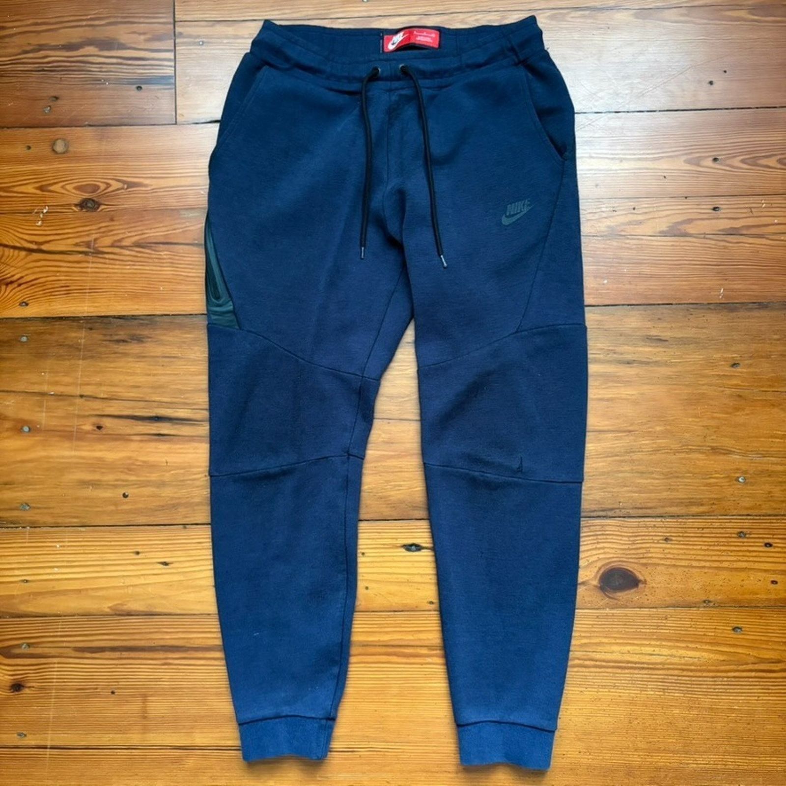 Nike × Vintage Nike Tech Fleece Jogger Pants Men's Size S Sweatpants WORN Size US 30 / EU 46 - 2 Thumbnail