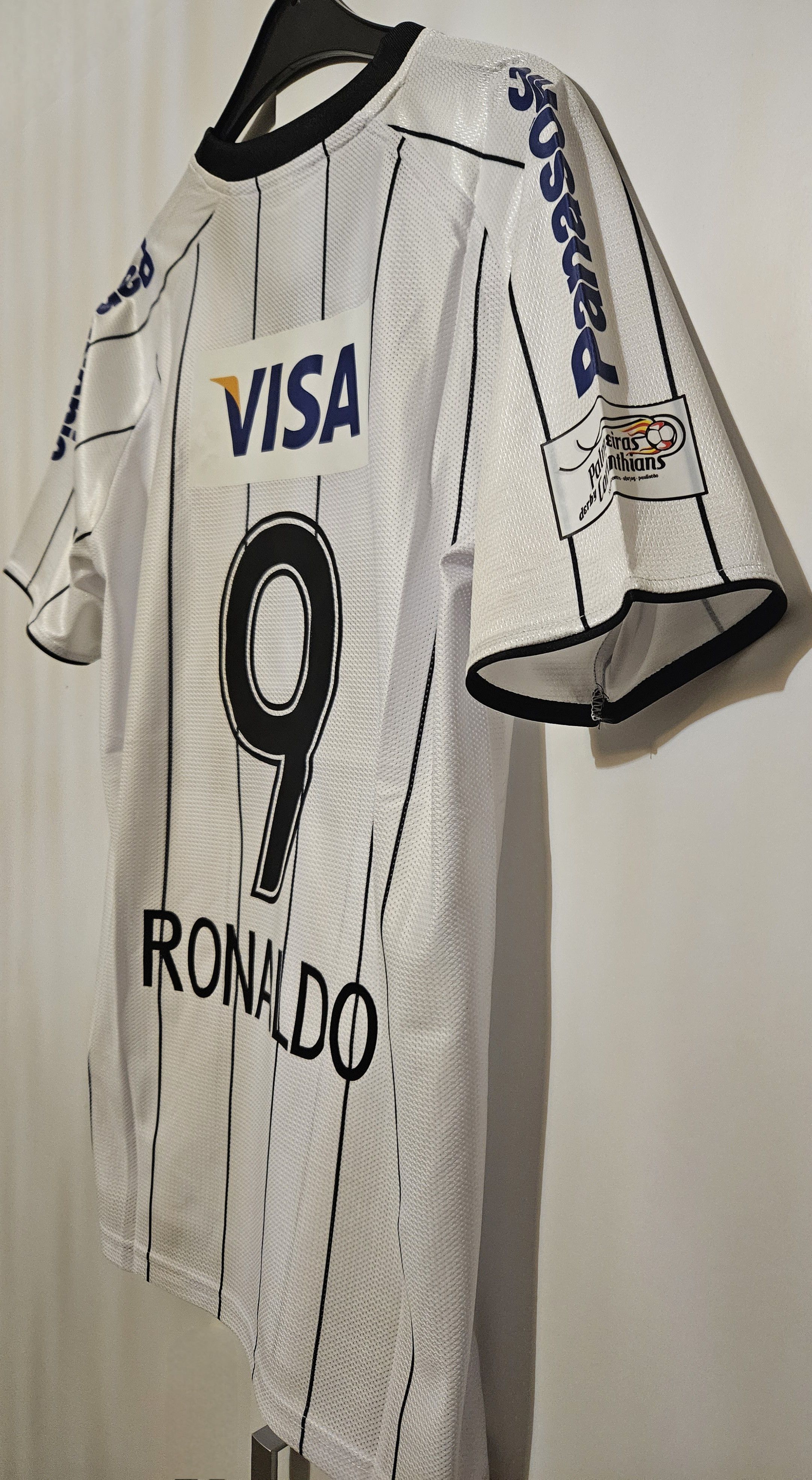 Other Ronaldo 9 Corinthians 2008/09 Vintage Soccer Jersey trikot Size US L / EU 52-54 / 3 - 6 Thumbnail