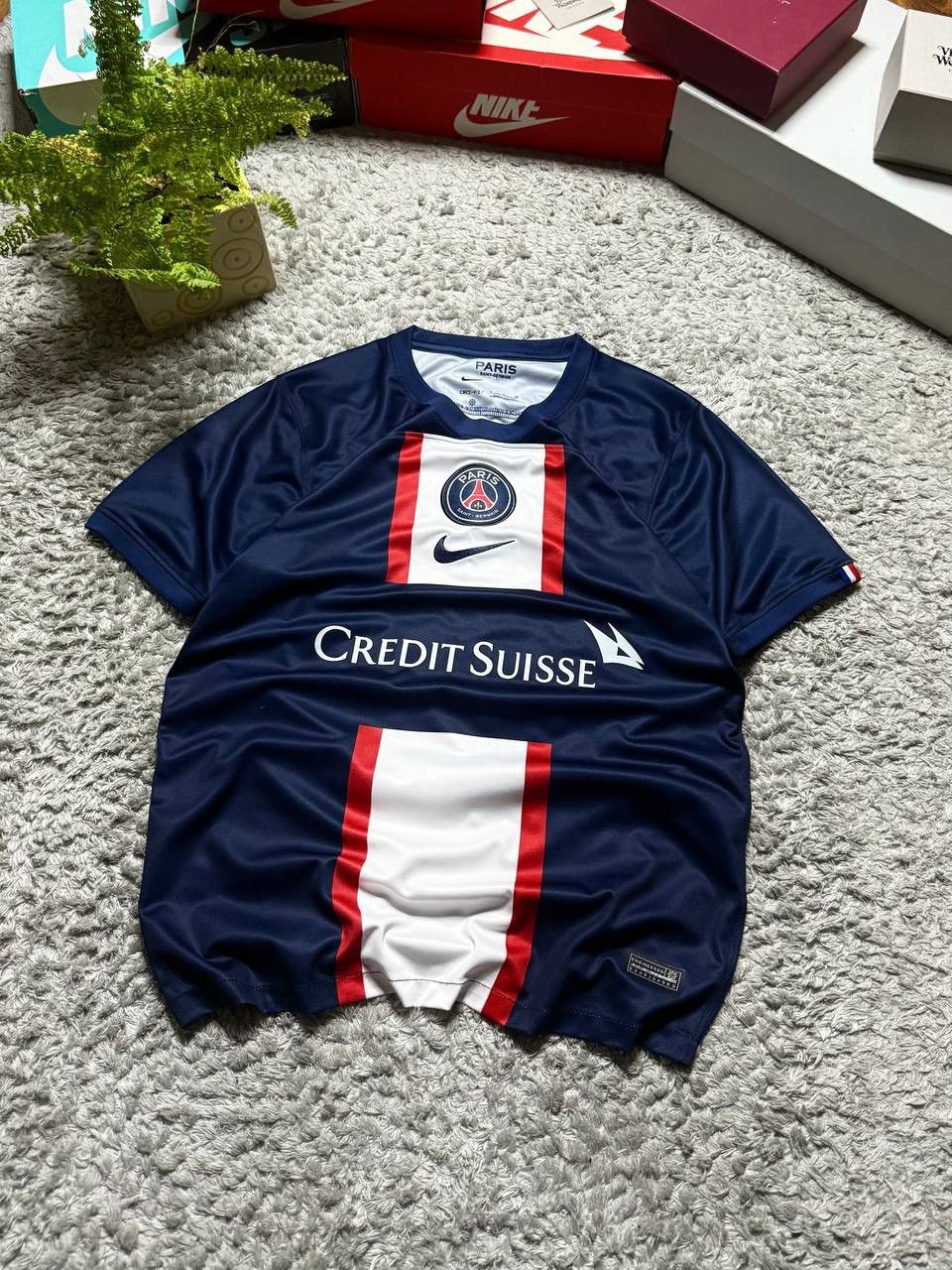 Nike 00s Nike Vintage Paris German Ssocet Jersey Rare Size US S / EU 44-46 / 1 - 1 Thumbnail
