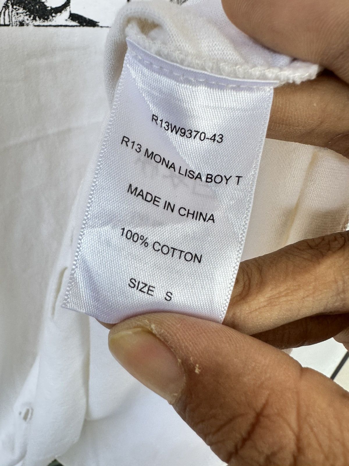 Seditionaries Distressed R-Thirteen Mona Lisa Boy Punk Japanese Tee Size US M / EU 48-50 / 2 - 8 Thumbnail