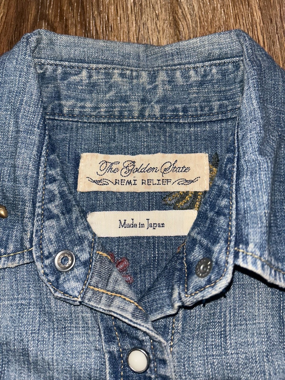 Remi Relief Remi Relief Embroidery Western Denim Shirt Size S / US 4 / IT 40 - 8 Thumbnail