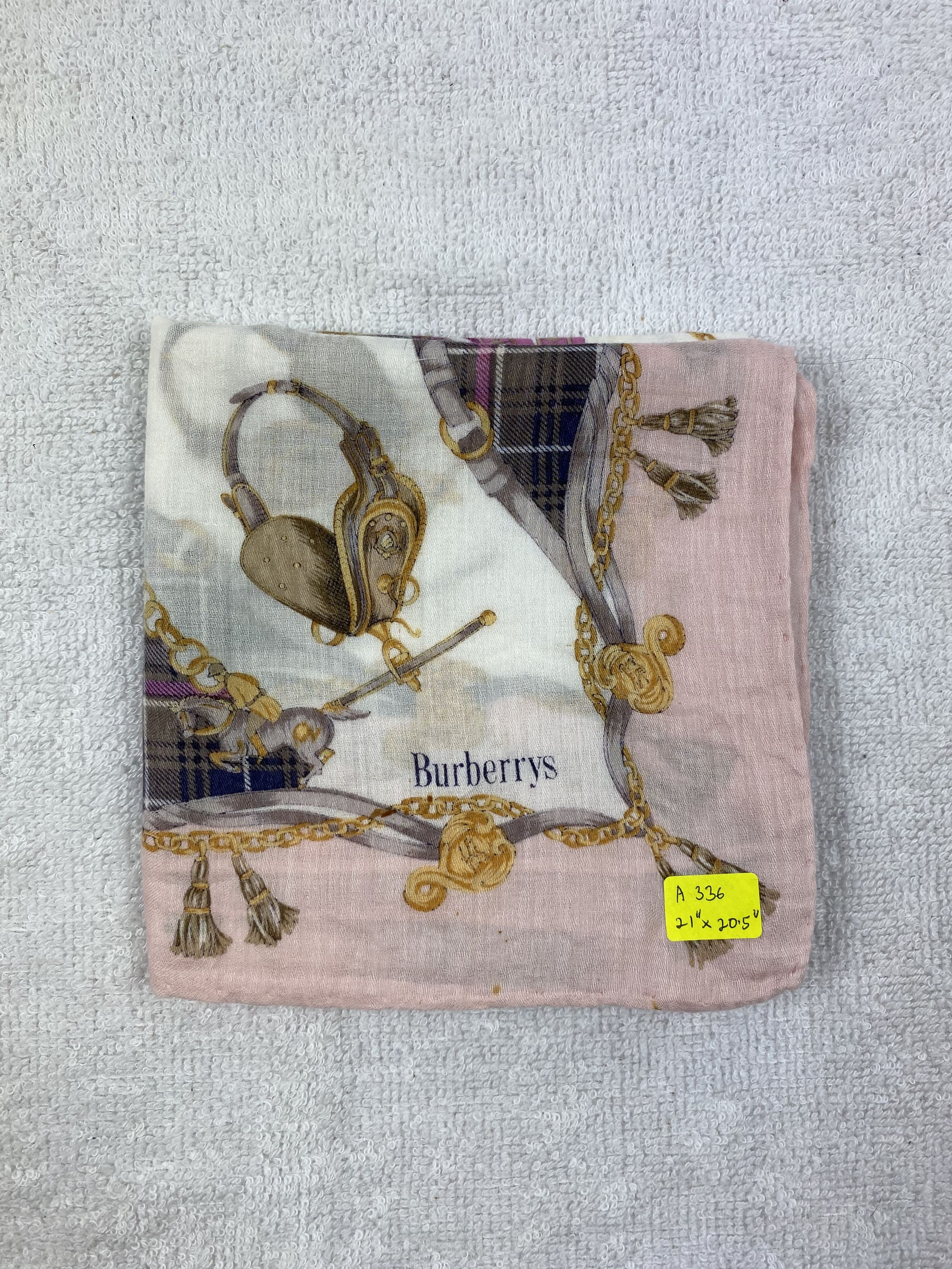 Burberry Vintage Burberrys Handkerchief / Bandana / Neckerchief Size ONE SIZE - 6 Thumbnail
