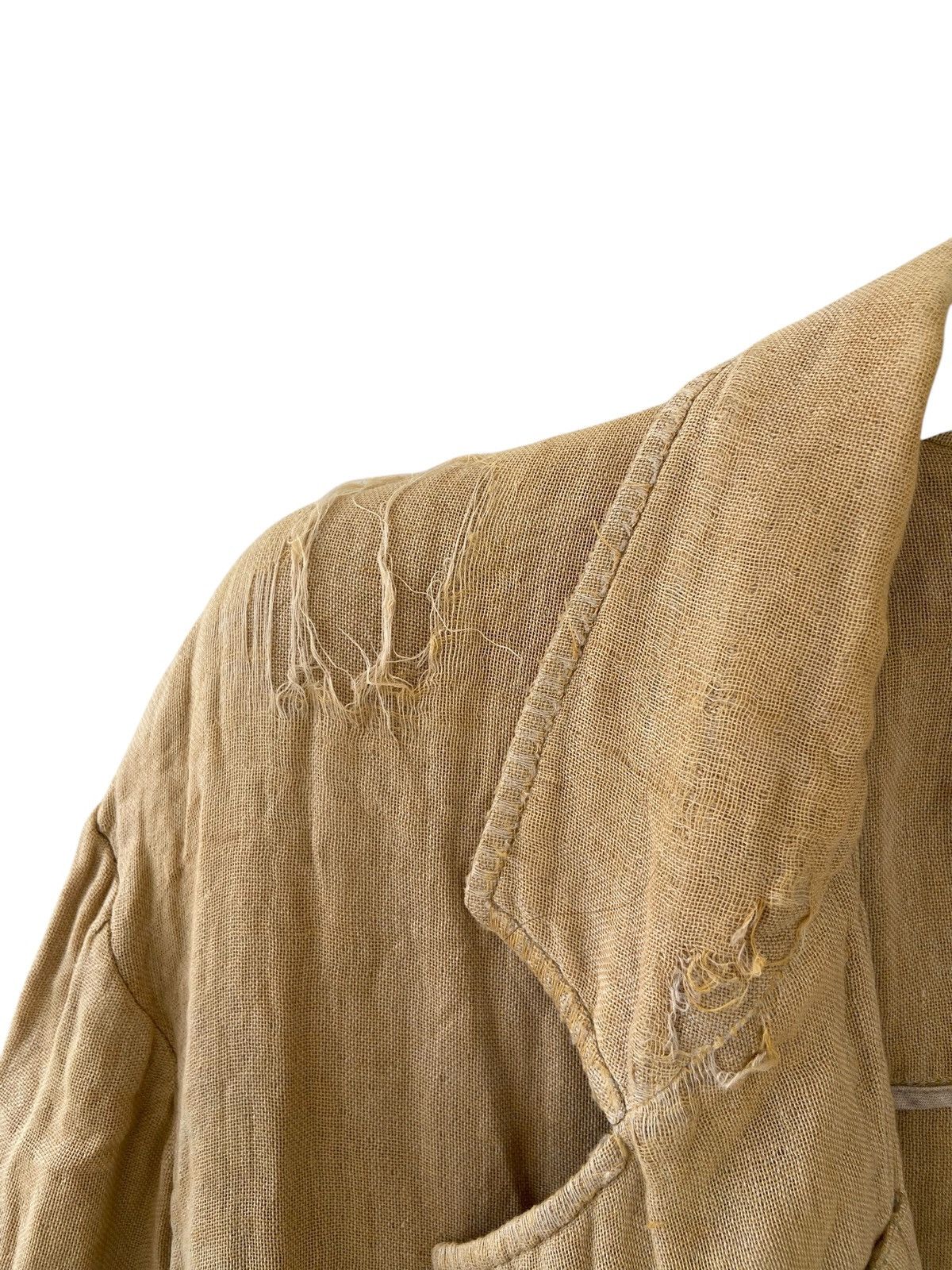 Vintage Vintage Workshop by Yohji Yamamoto Distressed Jacket Size US L / EU 52-54 / 3 - 9 Thumbnail