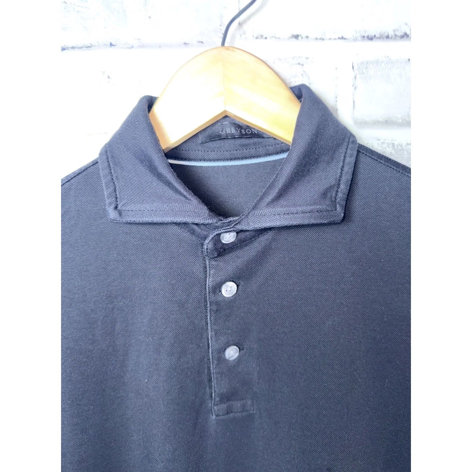 Vintage Greyson Polo Shirt Men S Black Golf Peru Regular Short Sleeve Polo Size US S / EU 44-46 / 1 - 2 Thumbnail