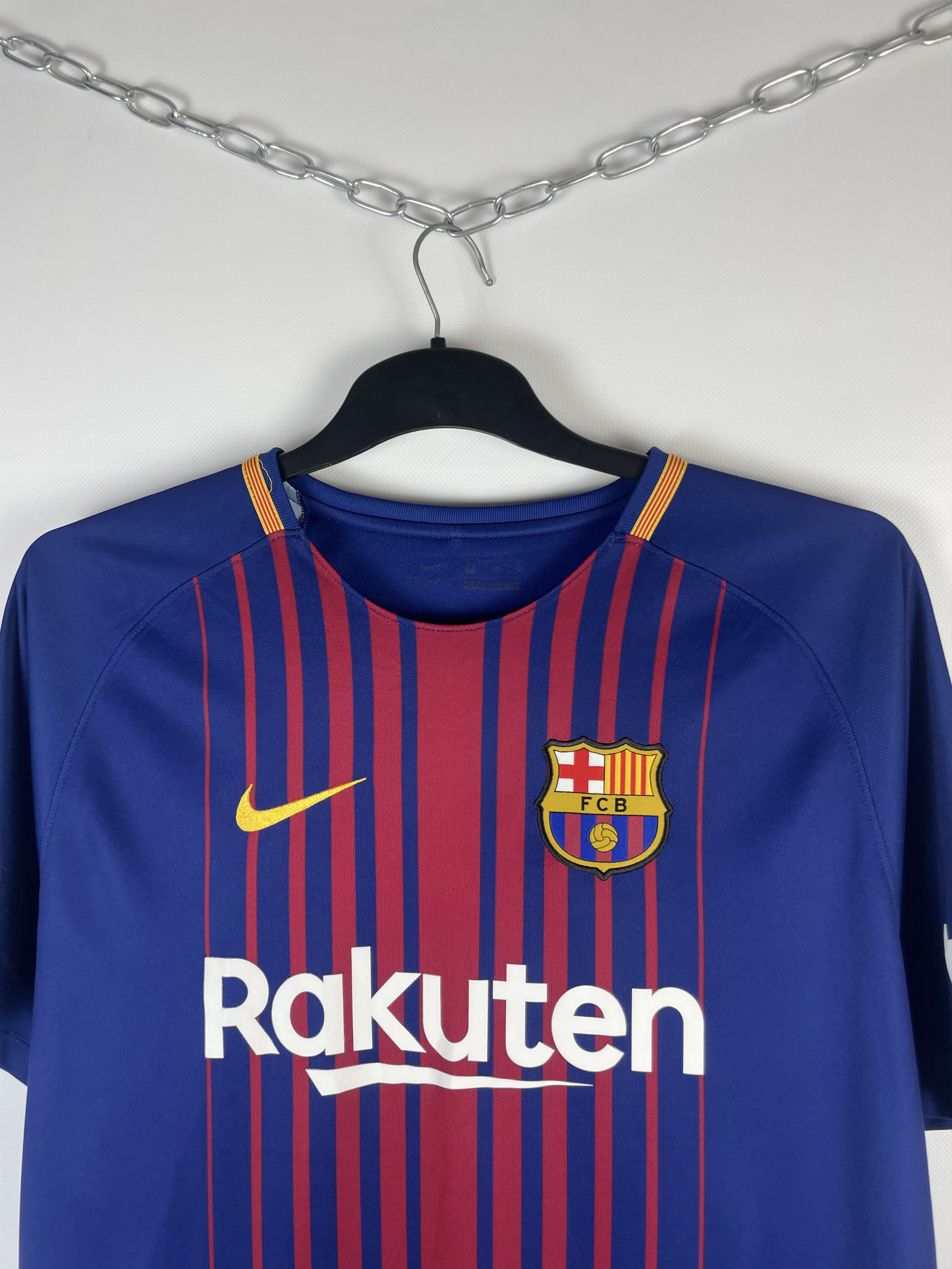 Nike BARCELONA HOME FOOTBALL SHIRT SOCCER JERSEY Size US XL / EU 56 / 4 - 3 Thumbnail