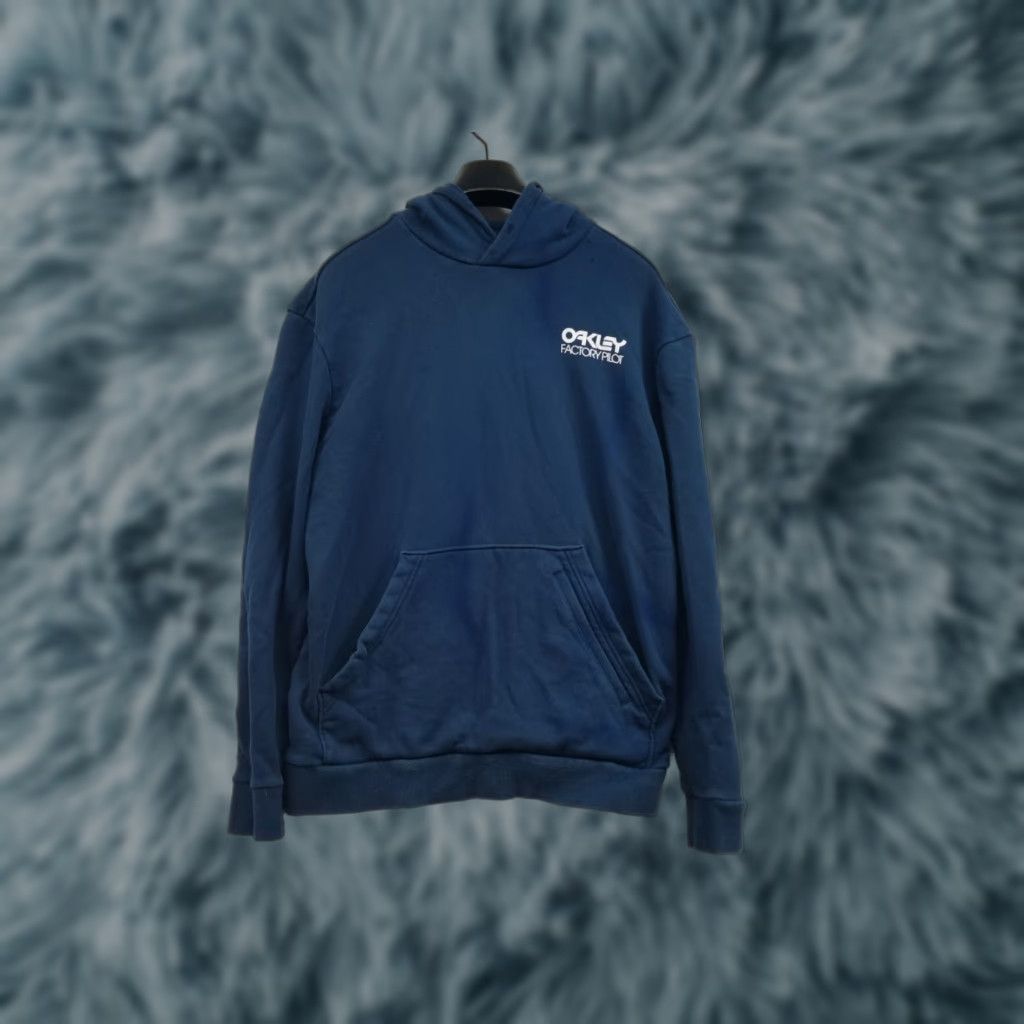 Oakley Oakley Hoodie Sweatshirt Factory Pilot Blue M Medium Men Mens Size M Regular Pullover Blue Oakley Factory Pilot Hoodie Sweatshirt Blue Size Medium Size US M / EU 48-50 / 2 - 1 Thumbnail