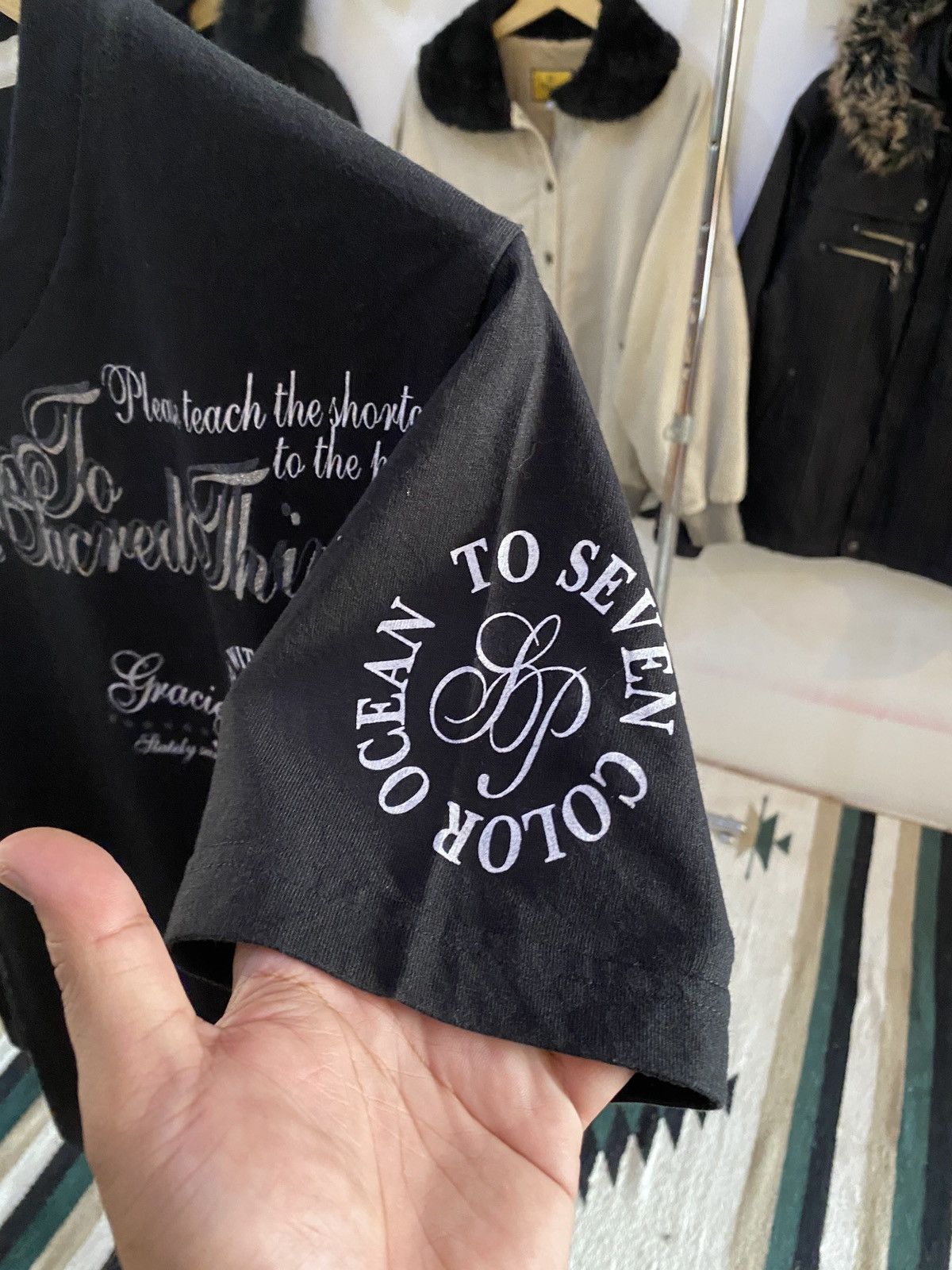 Hysteric Glamour × Undercover JAPANESE SignalPoint Poem Lgb ISWN Maison Margiela Style TEE Size US L / EU 52-54 / 3 - 5 Thumbnail