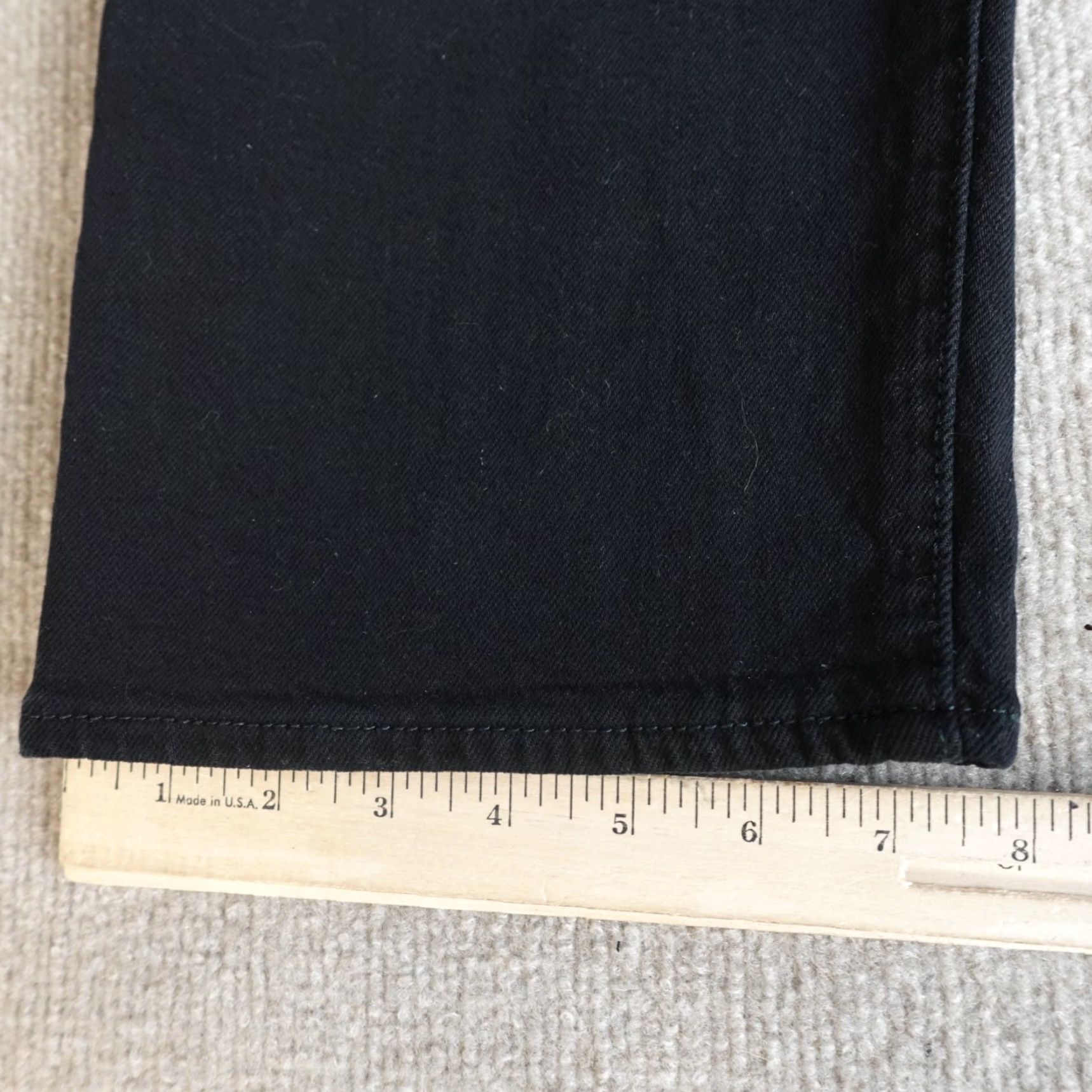 Levi's Levi's Womens Jeans 28 x 27 Black 724 High Rise Straight Cropped NEW Size 28" / US 6 / IT 42 - 6 Thumbnail