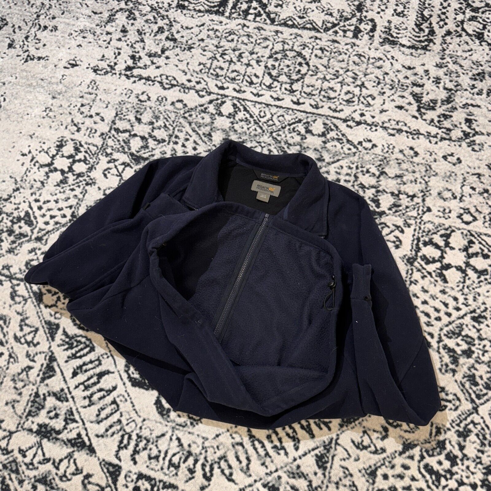 Vintage Vintage Regatta Navy Polyester Fleece Zip Size M Outdoor 90s Size US M / EU 48-50 / 2 - 10 Thumbnail