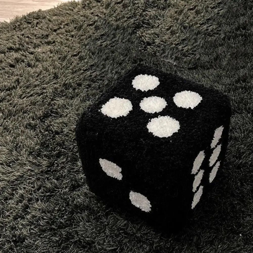 Vintage Soft Dices Stool Cubic Mobile Furniture Change Shoe Stool Size ONE SIZE - 3 Thumbnail