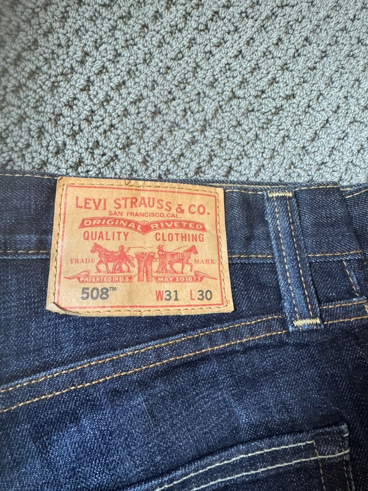 Levi's 508 Slim tapered. Discontinued style. 31x30 like new Size US 31 - 4 Thumbnail