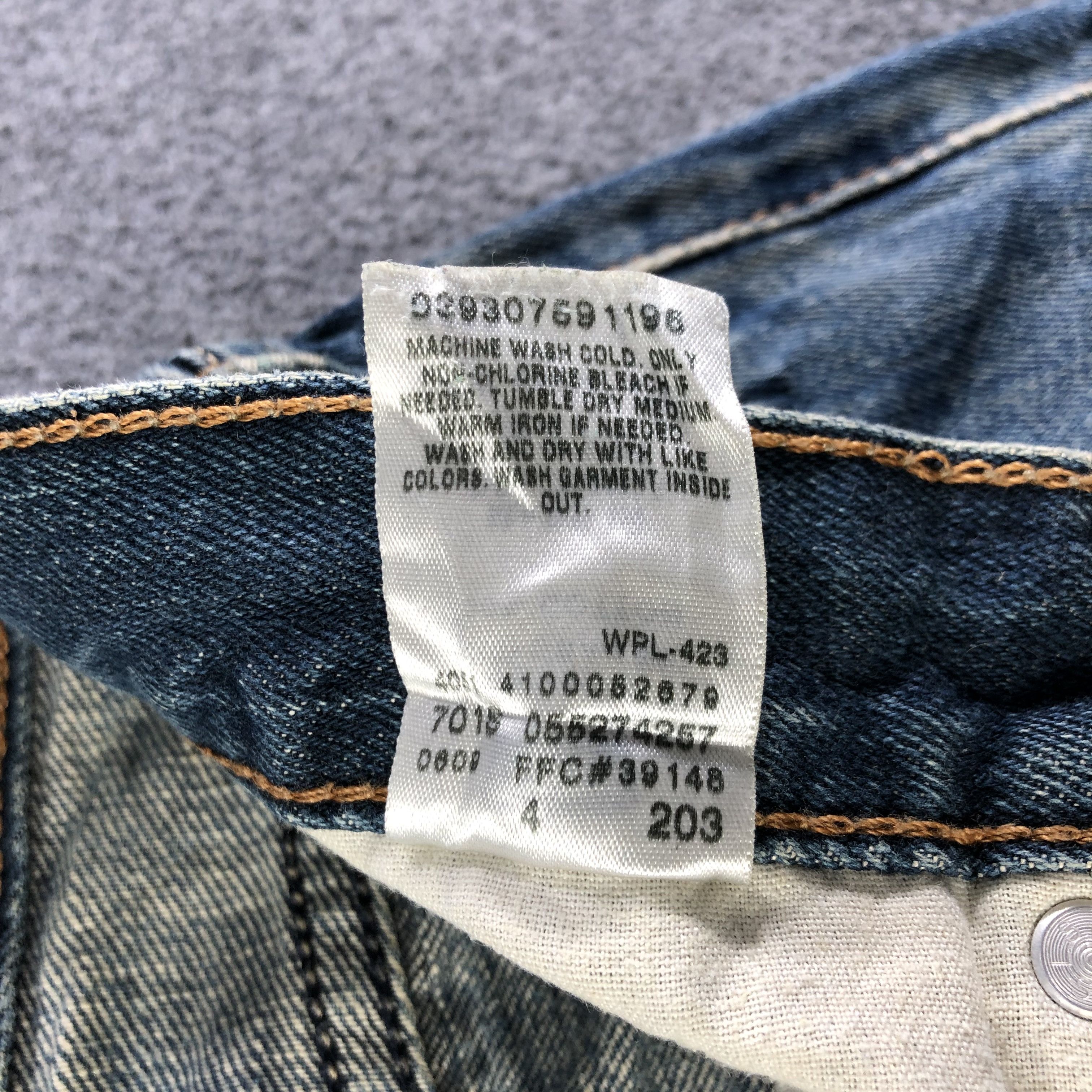 Levi's Vintage Blue Wash Levis 527 Flare Jeans-J3092 Size US 33 - 11 Thumbnail