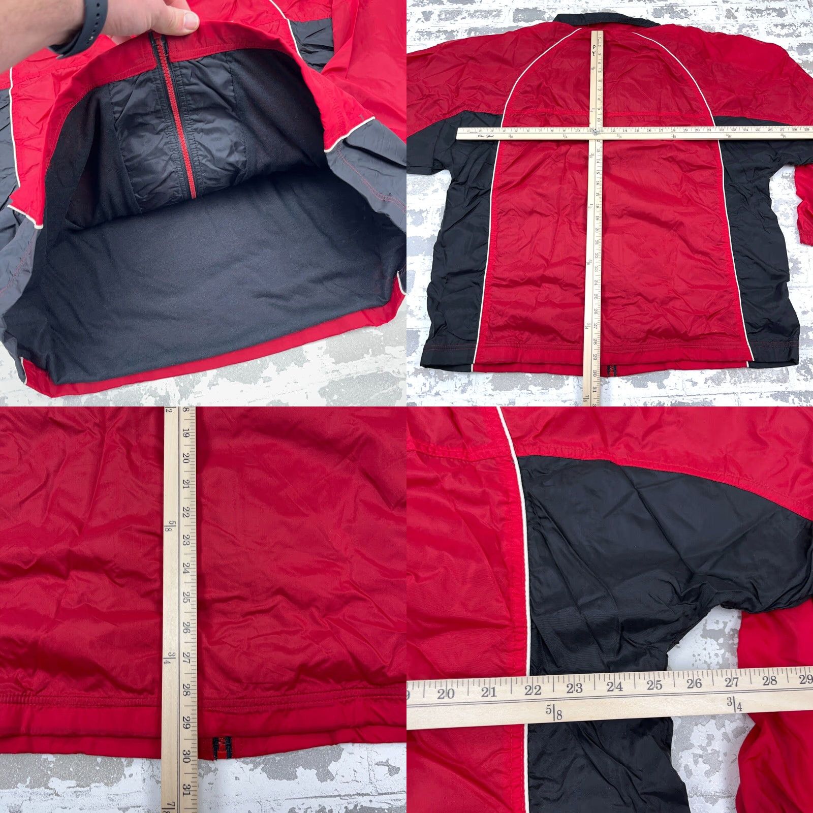 Reebok VINTAGE Reebok Jacket Men 2XL Windbreaker Casual Outdoors Fall Spring Summer Winter Red Black Logo 80s 90s Size US XXL / EU 58 / 5 - 8 Thumbnail