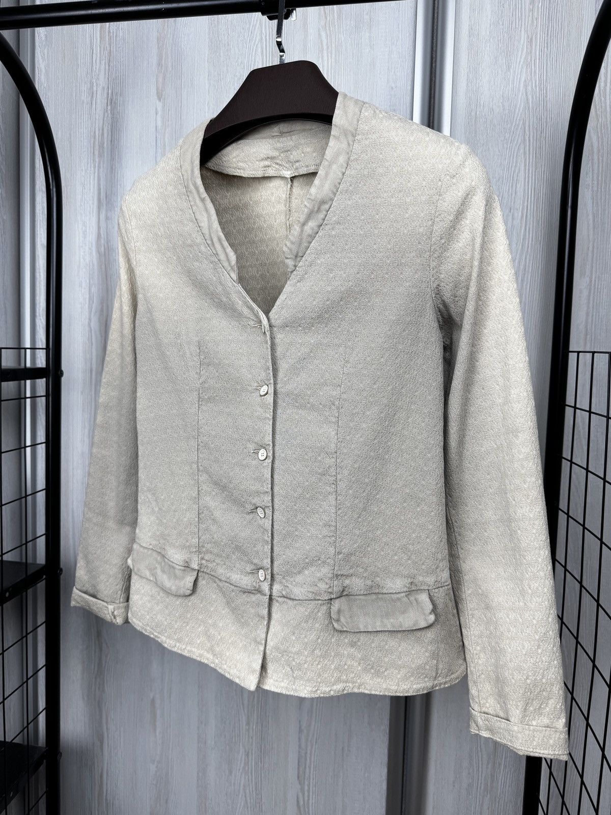 Transit Transit Par-Such patterned v-neck faded avant garde jacket Size XS / US 0-2 / IT 36-38 - 5 Thumbnail