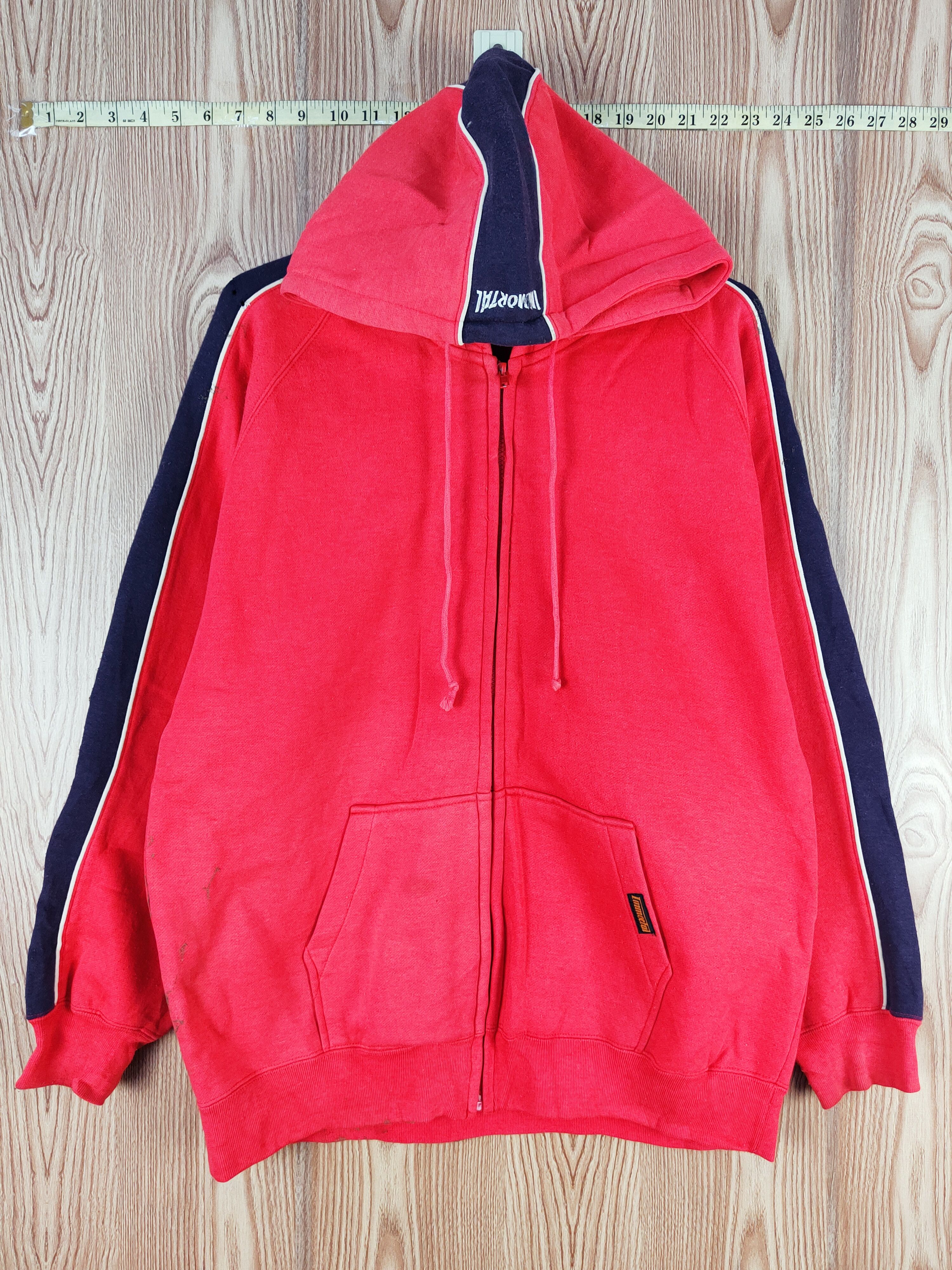 Japanese Brand × Vintage Very rare item 🔥 Immortal Red Hoodie Sweaters Size US L / EU 52-54 / 3 - 1 Thumbnail