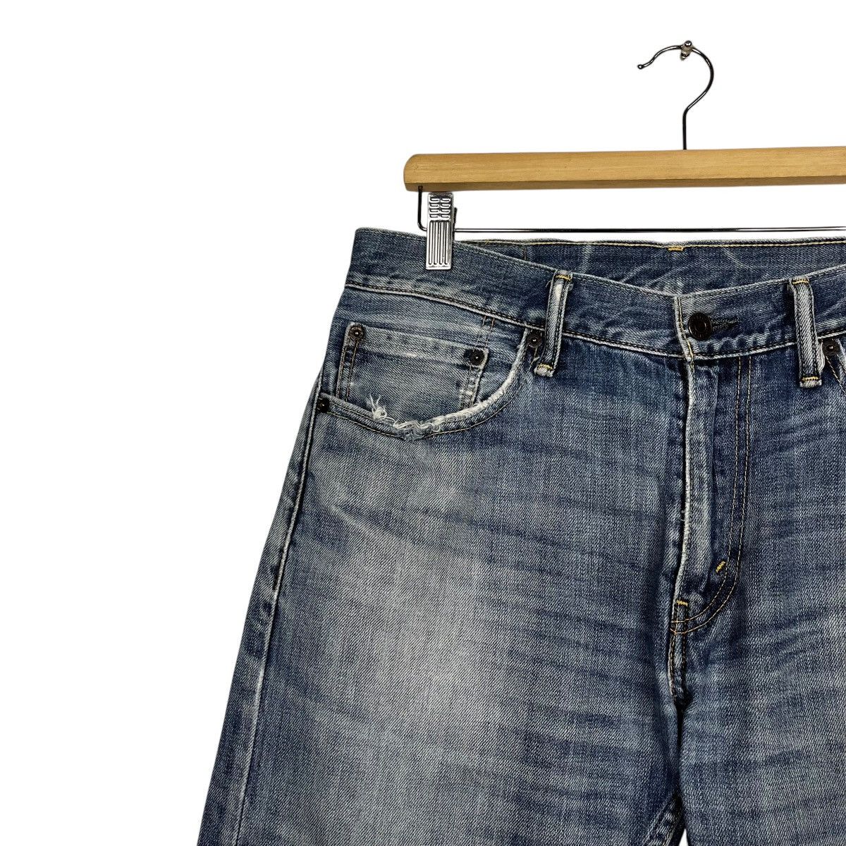 Levi's Vintage Levis 505 Distressed Denim Jeans Size US 32 / EU 48 - 6 Thumbnail