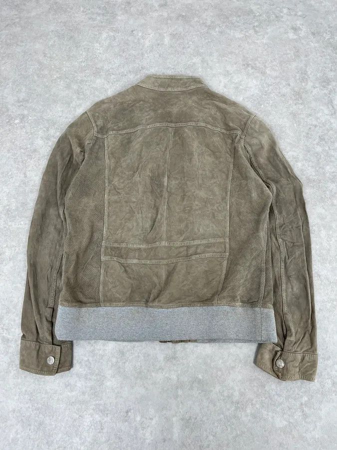 Dolce & Gabbana 2000s Dolce & Gabbana Grey Suede Leather Jacket Size US M / EU 48-50 / 2 - 7 Thumbnail