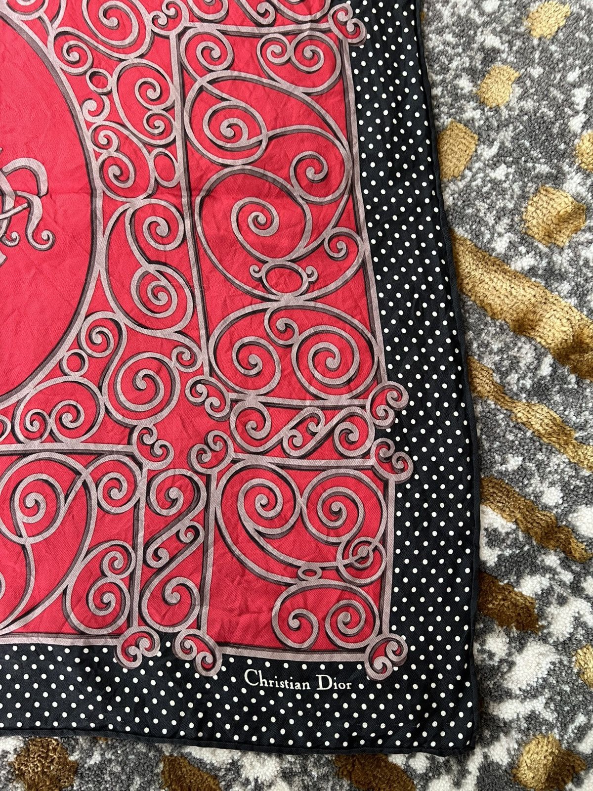 Christian Dior Monsieur × Designer × Vintage Vintage Christian Dior handkerchief scarves Size ONE SIZE - 2 Thumbnail