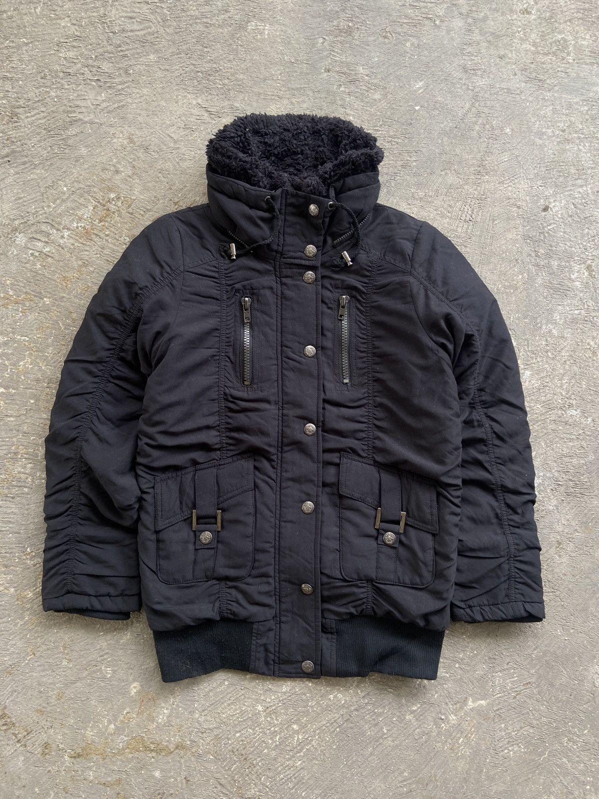 Japanese Brand 2000s Japanese Brand - Vkei Apocalypse Style Trim Fur Jacket Size US L / EU 52-54 / 3 - 1 Thumbnail