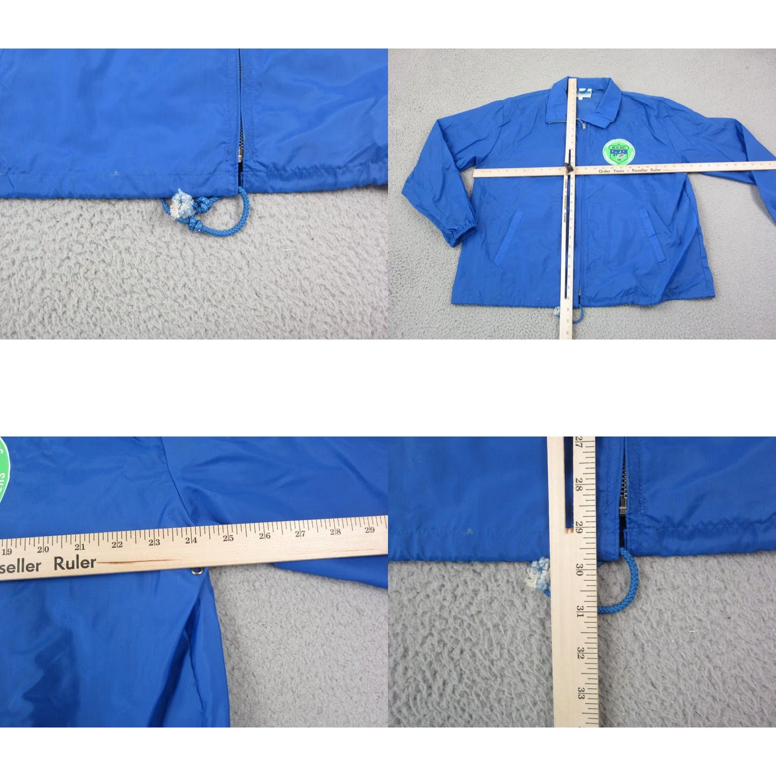 Vintage VINTAGE Knights of Columbus Jacket Mens Large Blue Windbreaker Zip Up 90s Hack Sports Logo Size US L / EU 52-54 / 3 - 8 Thumbnail