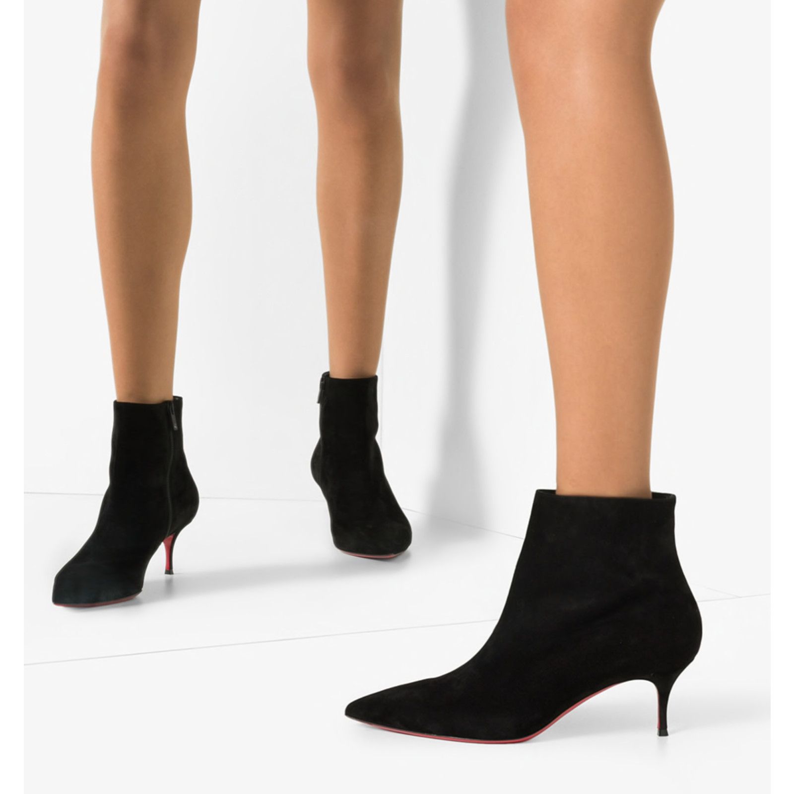Christian Louboutin Christian Louboutin So Kate Booty 55 Black Suede Ankle Size US 5 / IT 35 - 4 Thumbnail