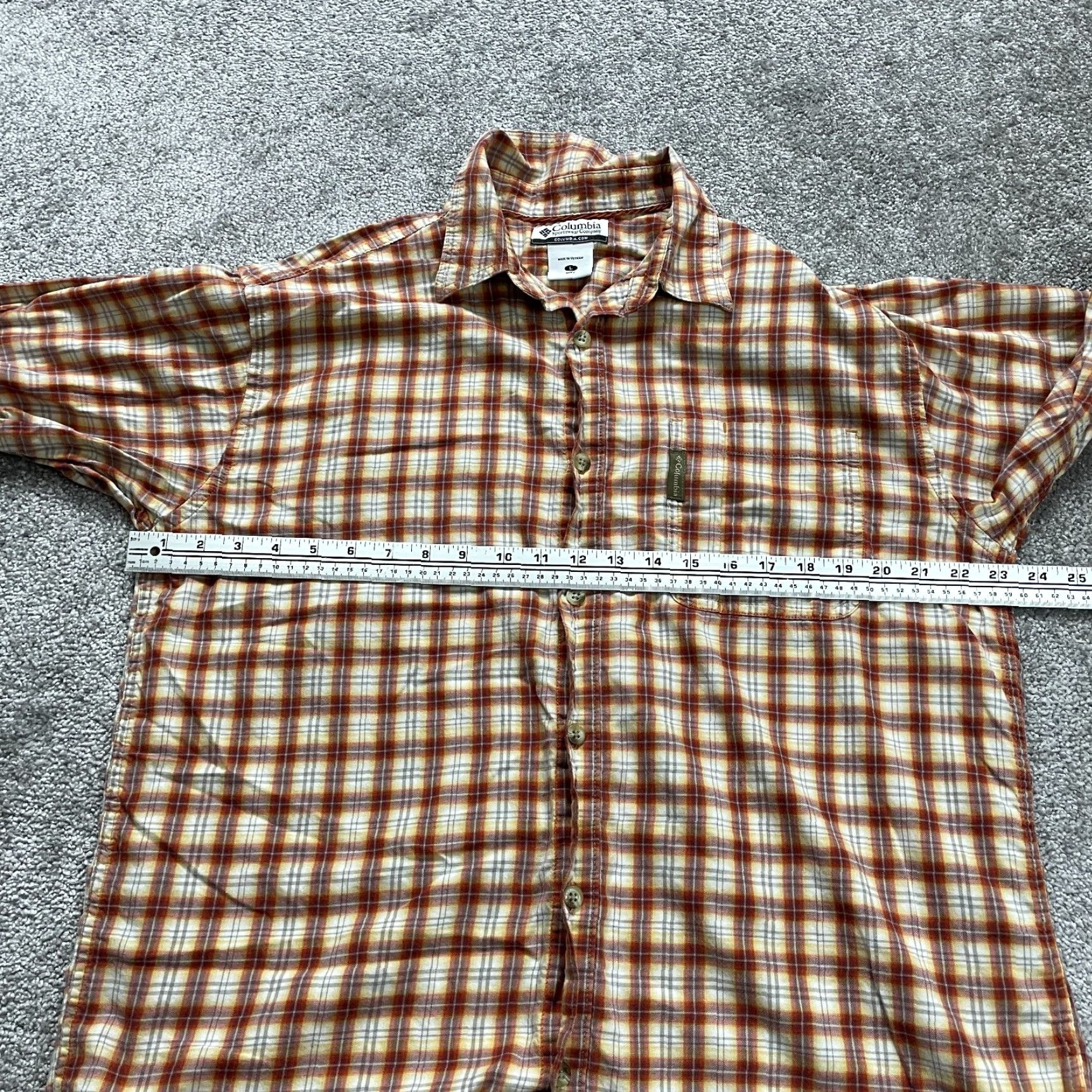 Vintage Columbia Dutchman Peak Flannel Shirt Mens Large Multi Plaid Long Sleeve Casual Size US L / EU 52-54 / 3 - 5 Thumbnail