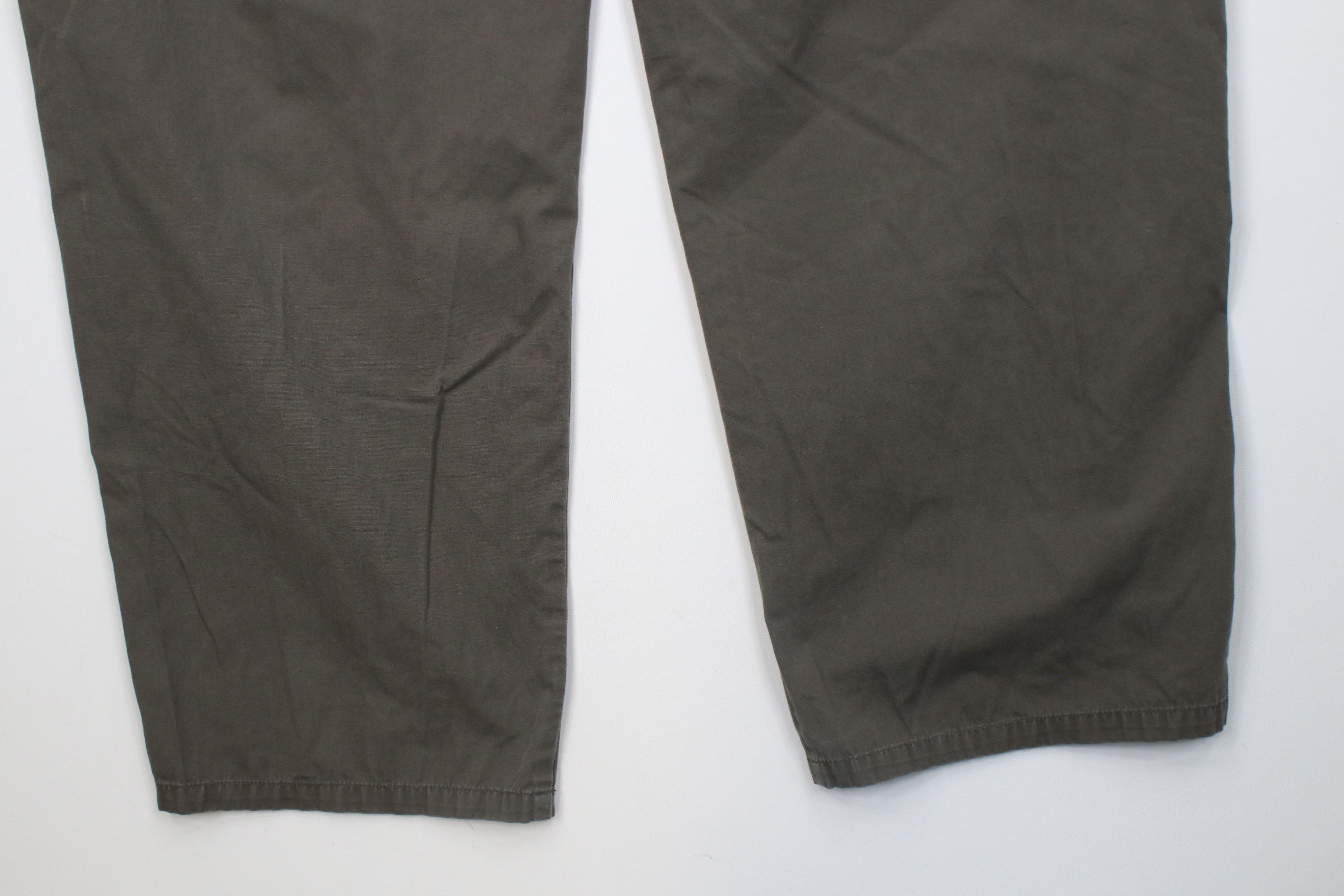 Walls Vintage 90s Walls Wide Leg Trekking Cargo Pants Green Cotton Size US 42 / EU 58 - 12 Thumbnail
