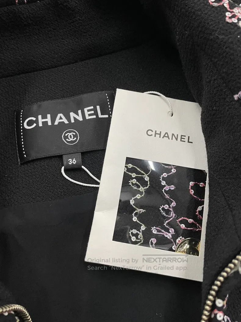 Chanel Chanel 25B popular black sequin signature jacket Size XS / US 0-2 / IT 36-38 - 5 Thumbnail