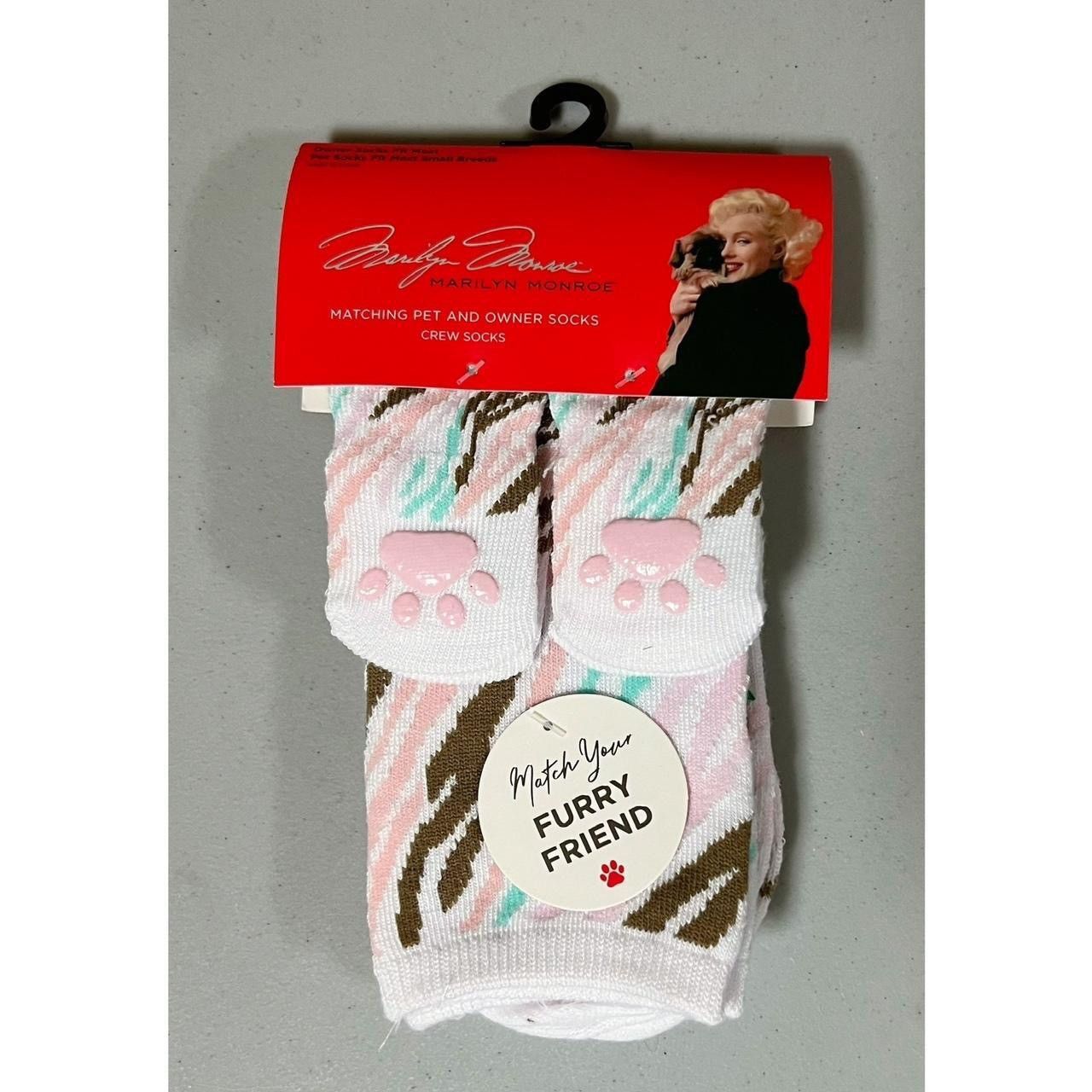 Japanese Brand × Vintage Marilyn Monroe Pastel Striped Matching Crew Socks Set NWT 🎀 Size ONE SIZE - 1 Thumbnail